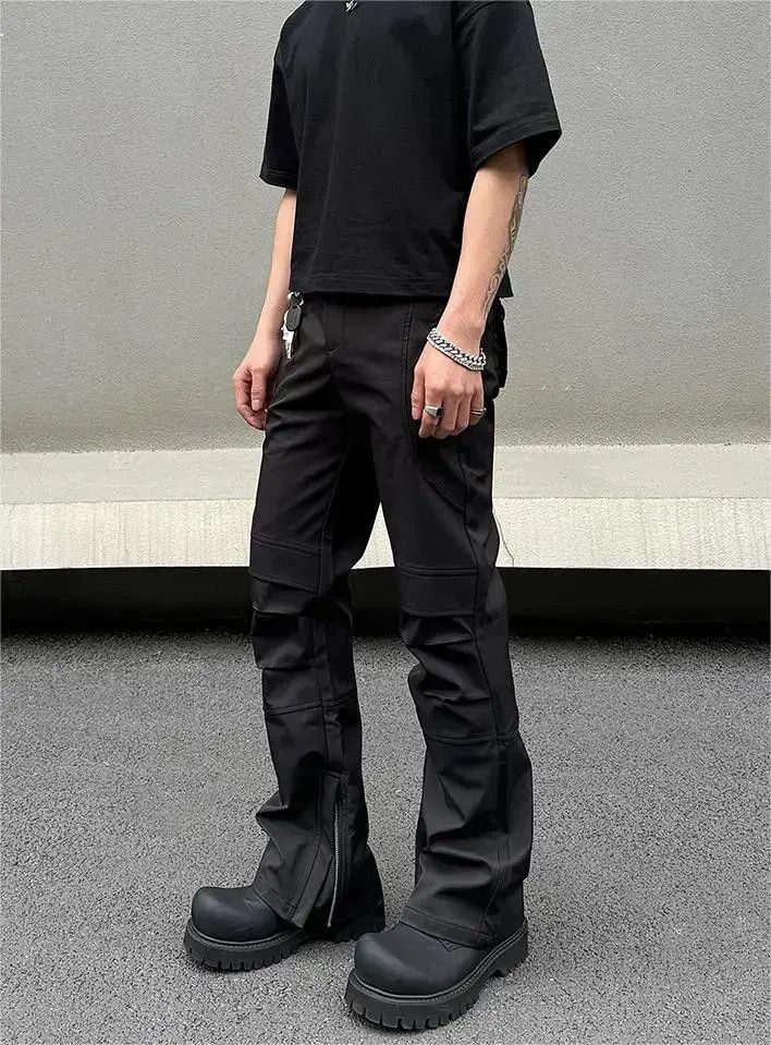 Japanese Brand × Vintage Straight fit zippered casual pants Size US 30 / EU 46 - 5 Thumbnail