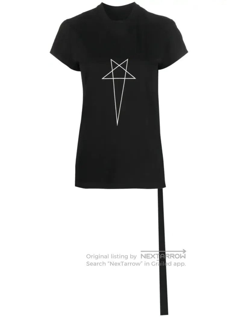 Rick Owens Rick Owens Black Ribbon Short Sleeve Size US XL / EU 56 / 4 - 4 Thumbnail
