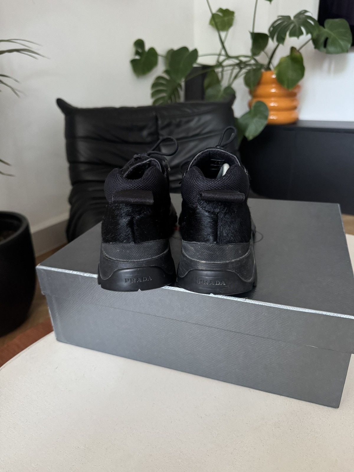 Prada PRADA Boots Calf Hair Shoes Fur Black Vintage Archive Luxury Size US 8 / EU 41 - 9 Thumbnail