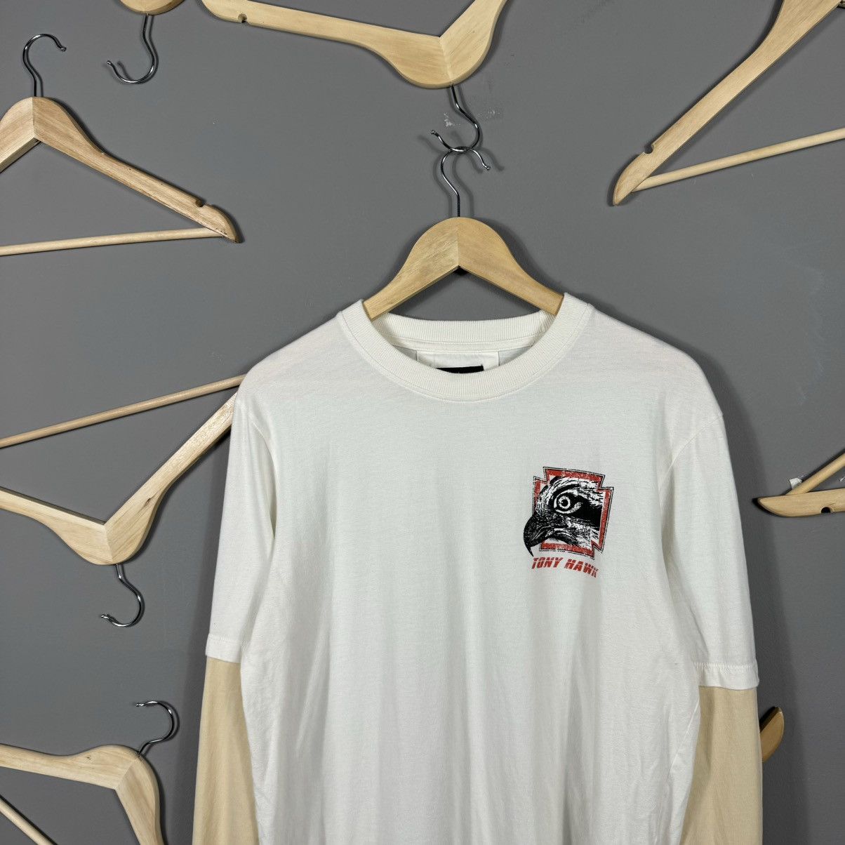 Tony Hawk Tony Hawk White Long Sleeve T-shirt Size US M / EU 48-50 / 2 - 4 Thumbnail