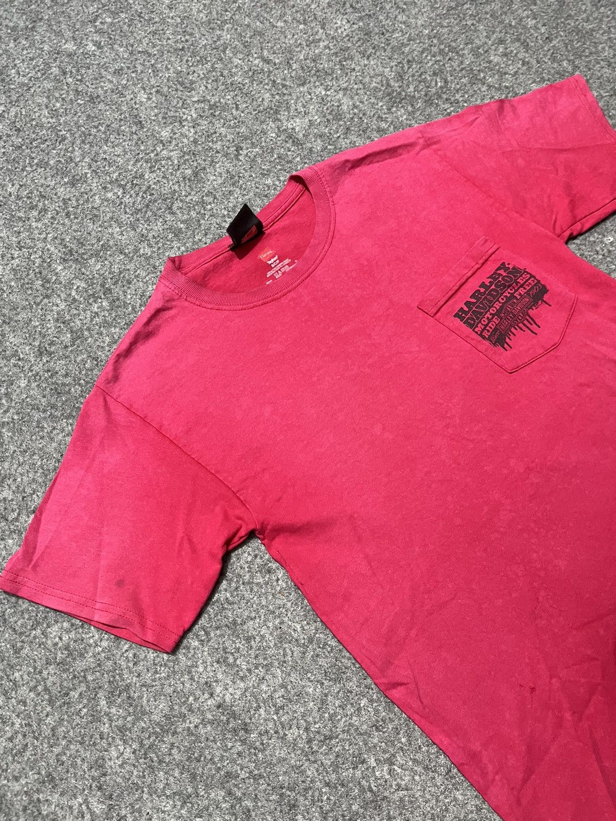 Harley Davidson × Vintage ✅Accept Offer✅Harley Davidson x Hanes Pocket Tee Size US S / EU 44-46 / 1 - 3 Thumbnail