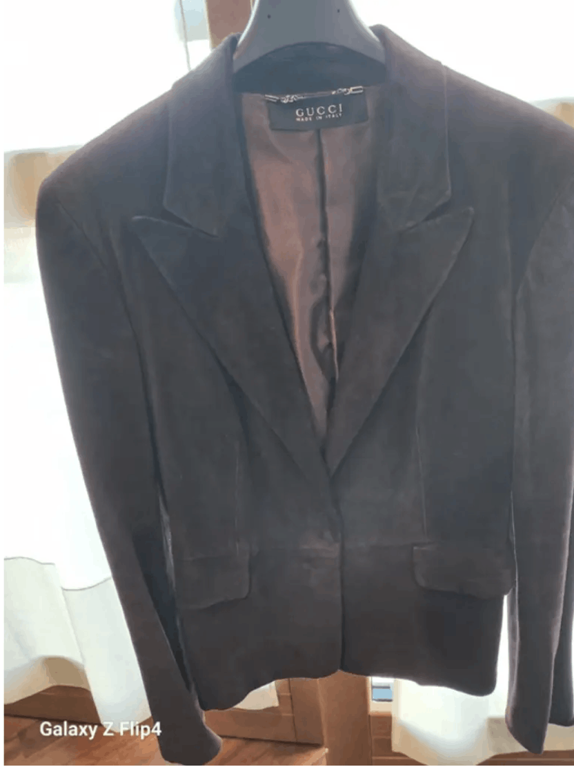 Gucci × Tom Ford Gucci Jacket Leather Coat Bike Biker Blazer Vintage EX0005 Size S / US 4 / IT 40 - 6 Thumbnail