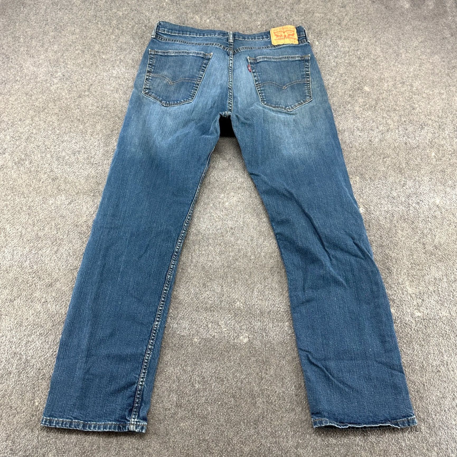 Levi's Levi's 505 Jeans Mens 36x32 Blue Regular Fit Straight Medium Wash Cotton Stretch Jeans Mens 36 Blue Regular Straight 505 Levi's 500 Series Vintage No Size US 36 / EU 52 - 6 Thumbnail