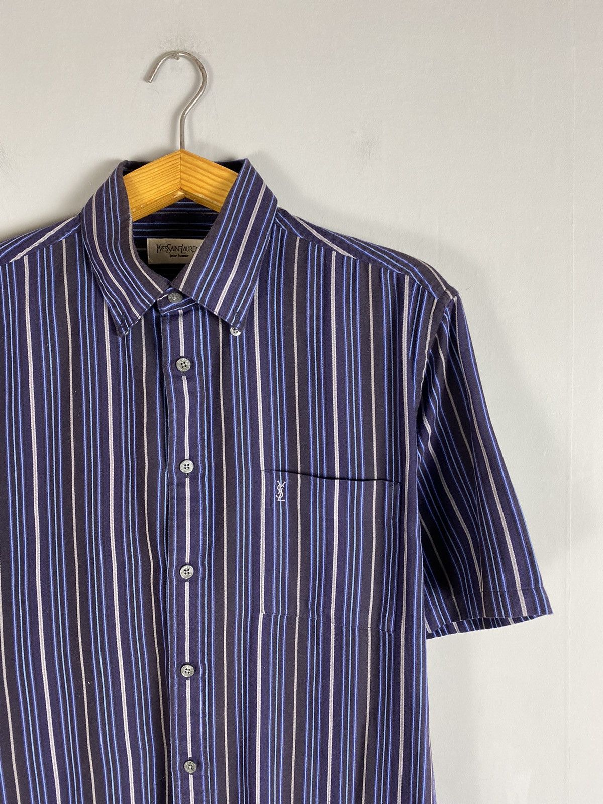 Yves Saint Laurent Vintage 90s YSL Yves Saint Laurent shirt Size US L / EU 52-54 / 3 - 2 Thumbnail
