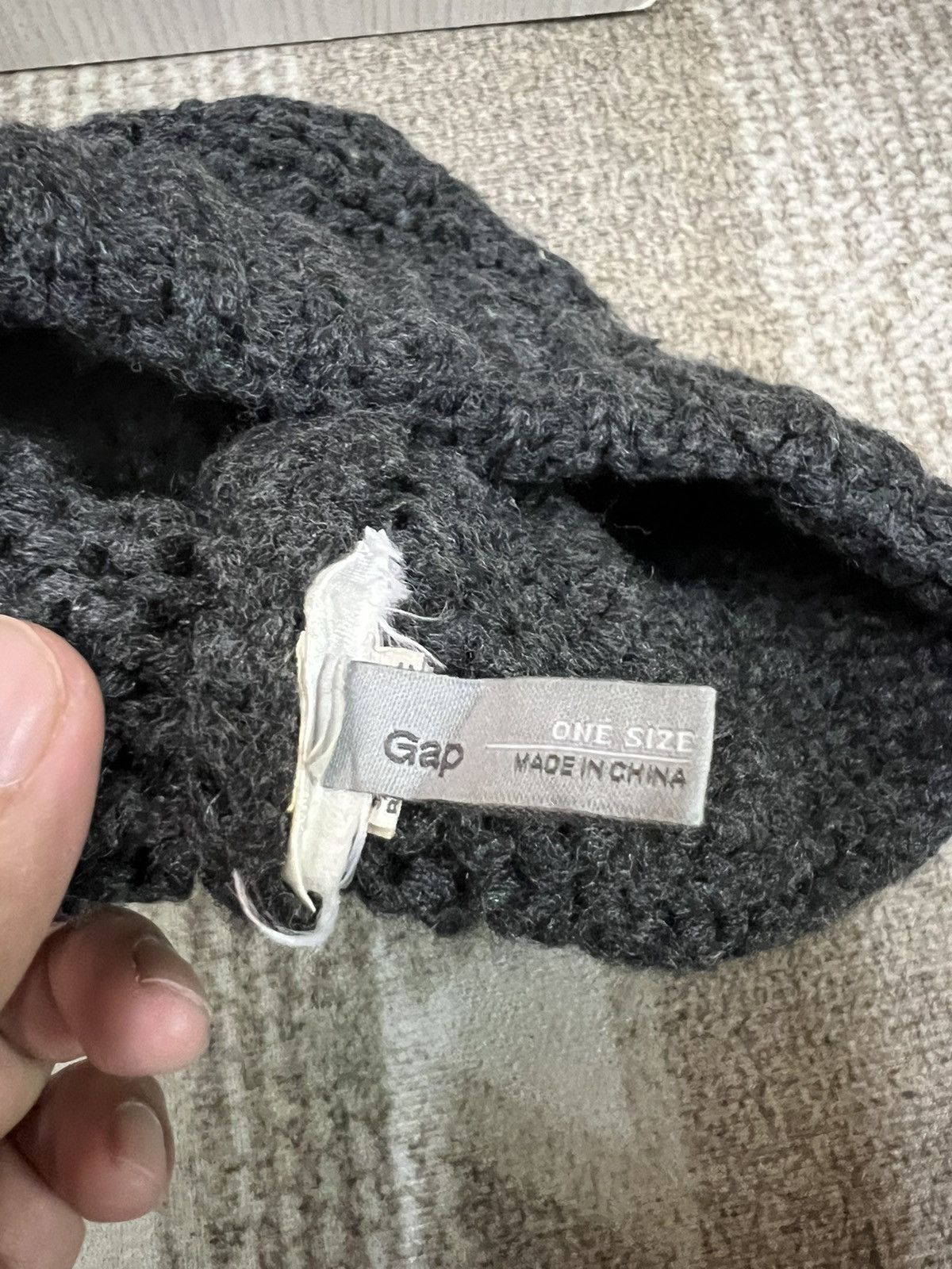 Gap Gap Plain Crochet Beanie Hats Size ONE SIZE - 6 Thumbnail
