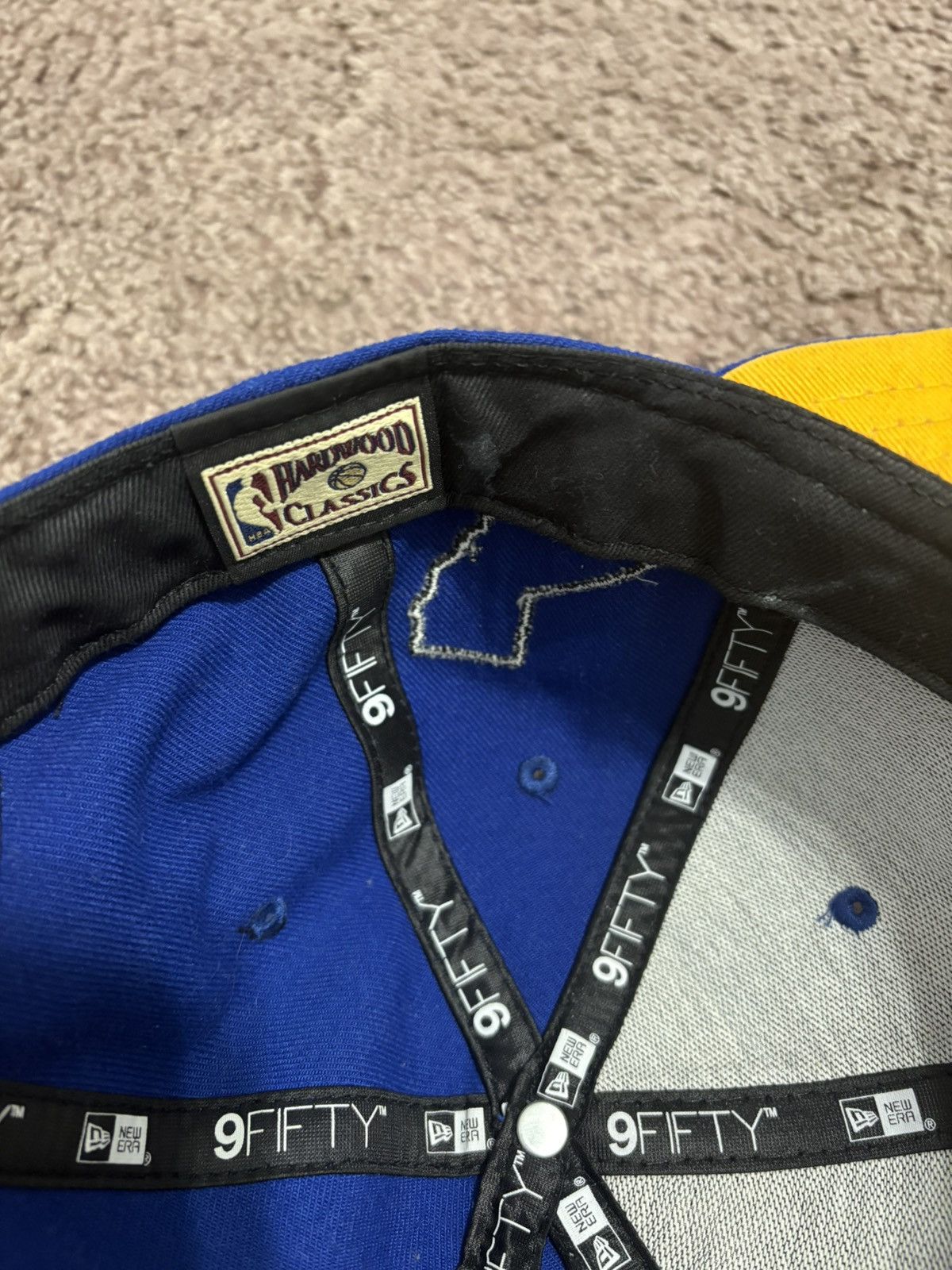 New Era Golden State Warriors snapback hat Size ONE SIZE - 3 Thumbnail