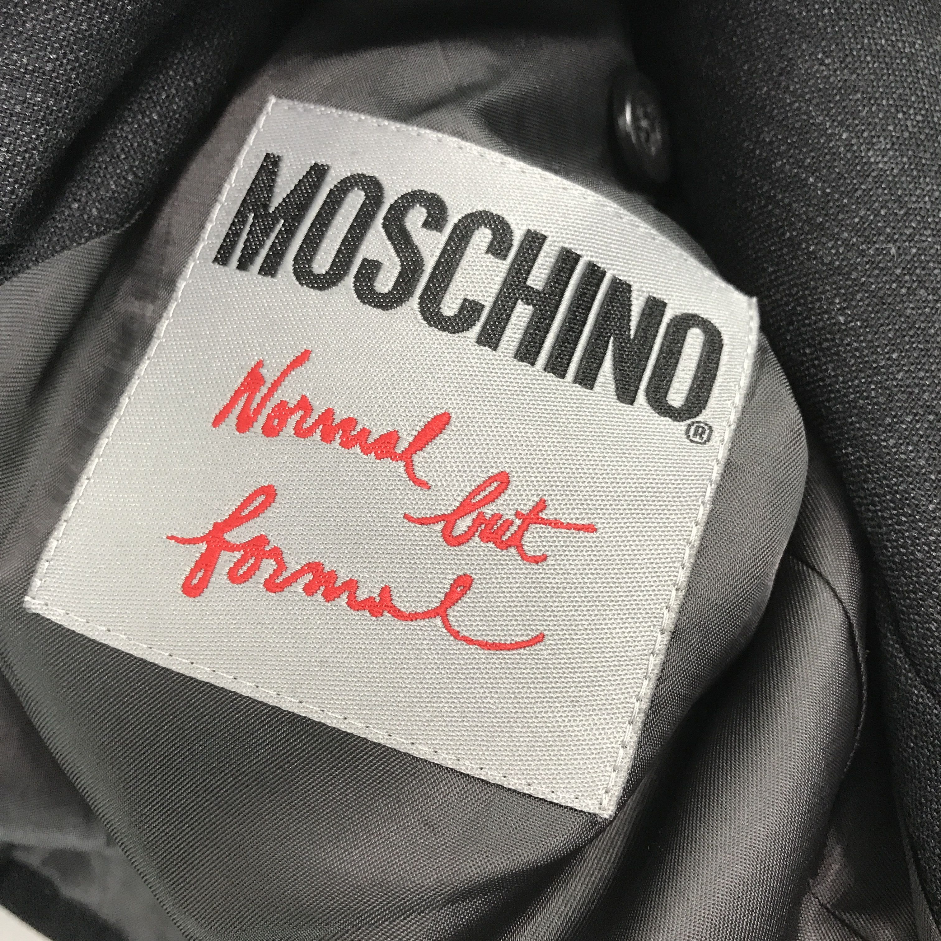 Moschino × Vintage Vintage Moschino Black blazer coat Jacket Size US L / EU 52-54 / 3 - 8 Thumbnail