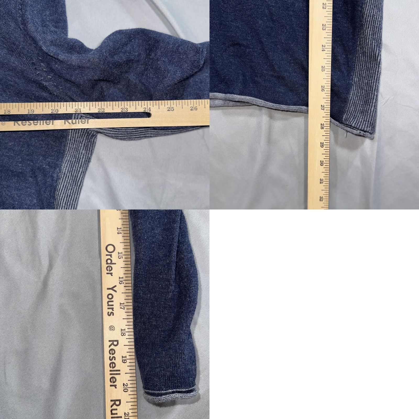 Vince Vince Hoodie Sweatshirt Mens XL Blue Knit Henley Pullover Lightweight Casual Size US XL / EU 56 / 4 - 8 Thumbnail