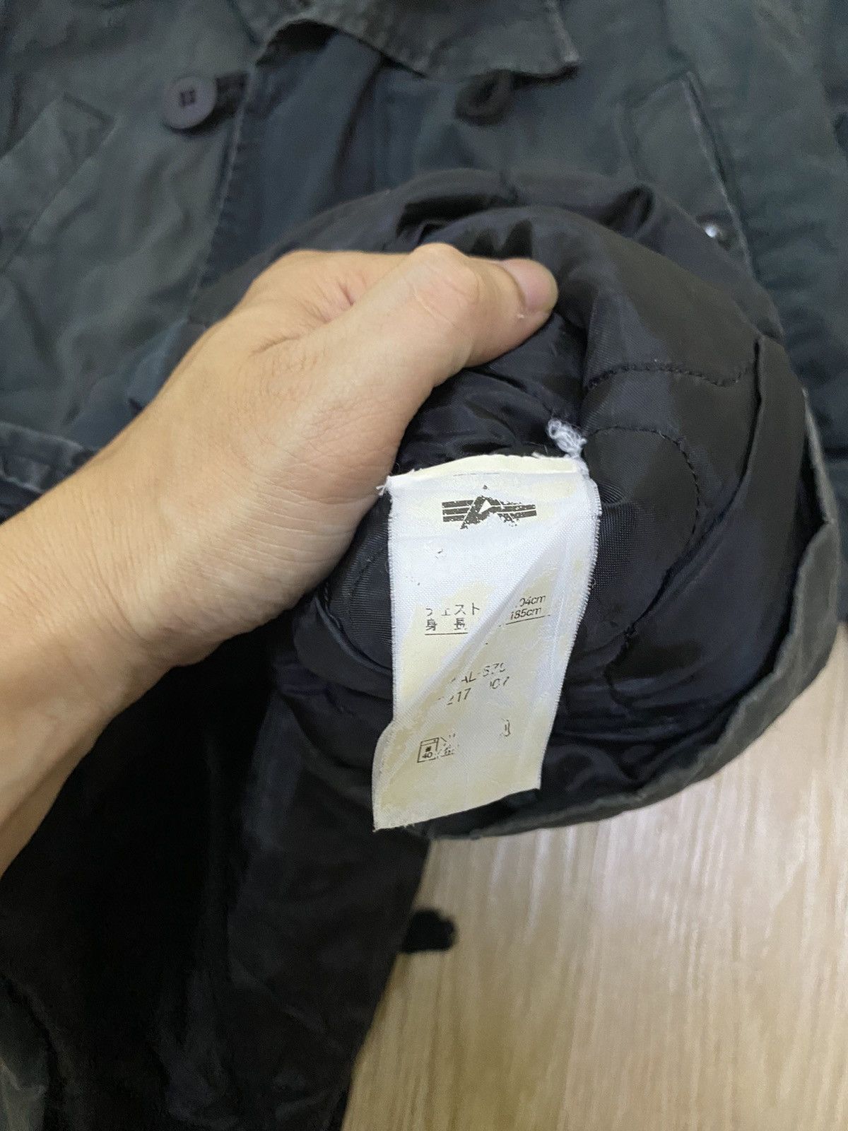 Alpha Industries × Vintage Vintage Alpha Industries military parka Size US L / EU 52-54 / 3 - 6 Thumbnail