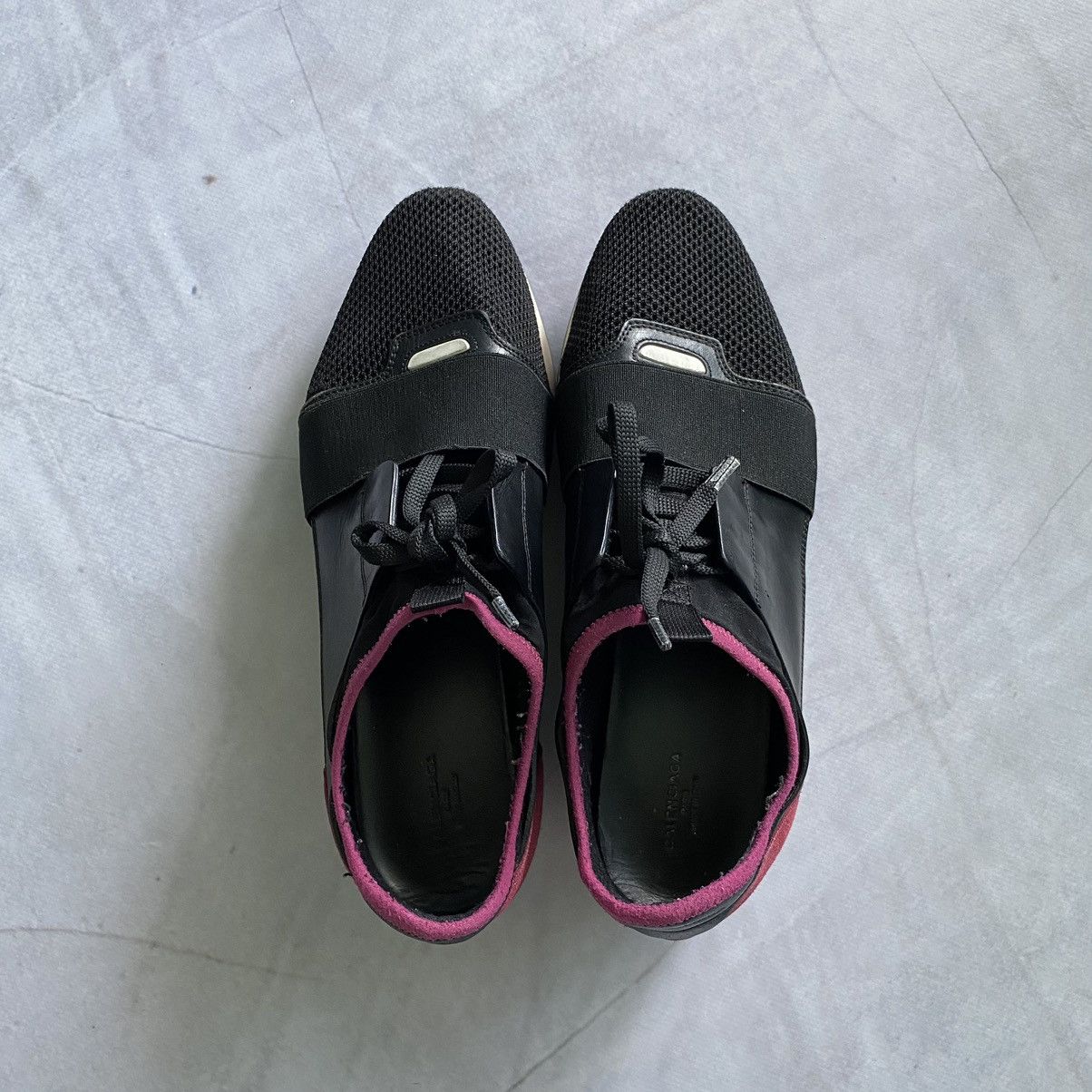 Balenciaga Balenciaga Race Runner Mesh Suede Drip Sneakers Shoes Y2K Size US 7 / EU 40 - 5 Thumbnail