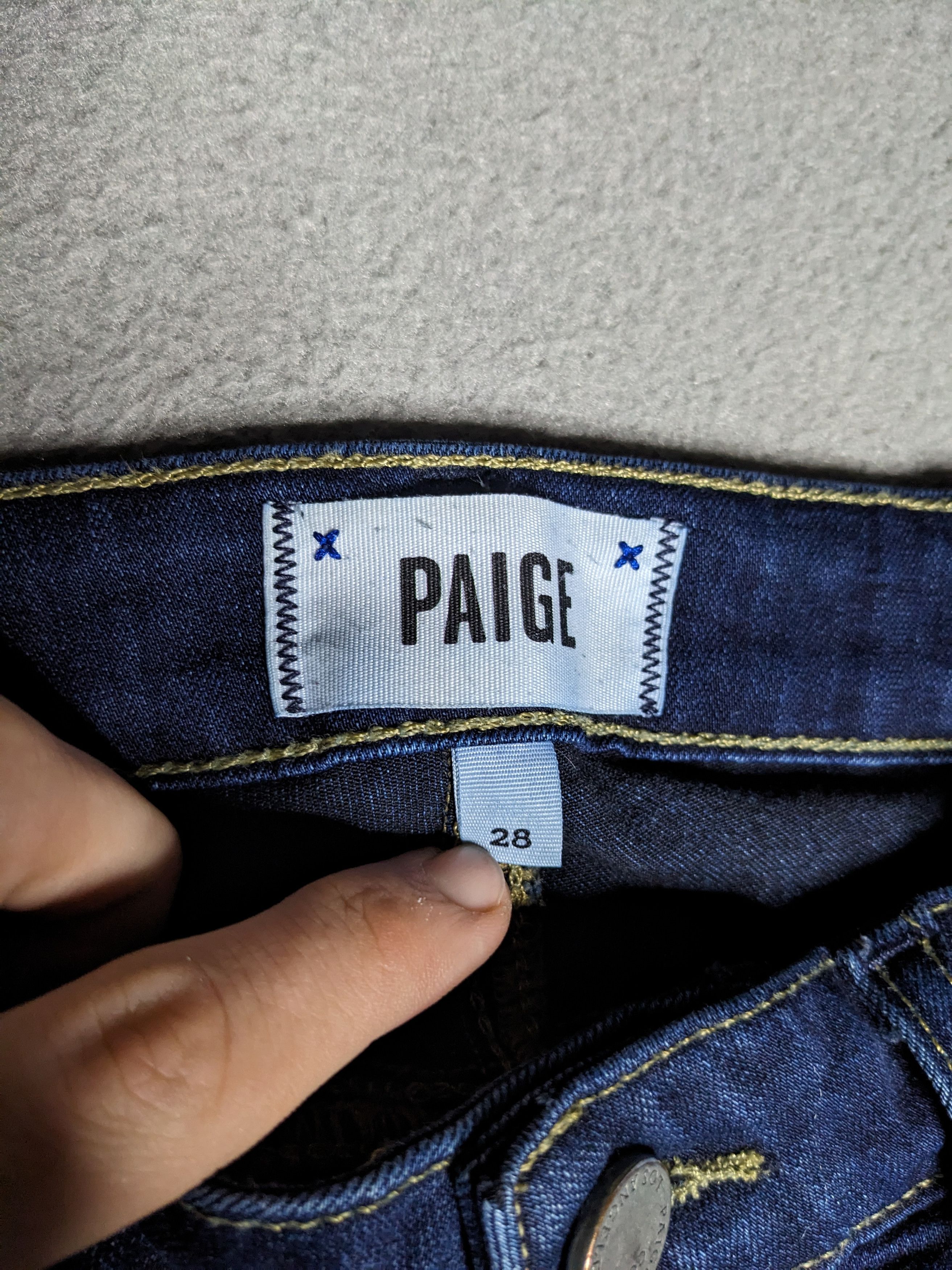 Paige Paige Jeans Verdugo Ankle 28x26 Stretch Slim Denim Low Rise Size 28" / US 6 / IT 42 - 14 Thumbnail