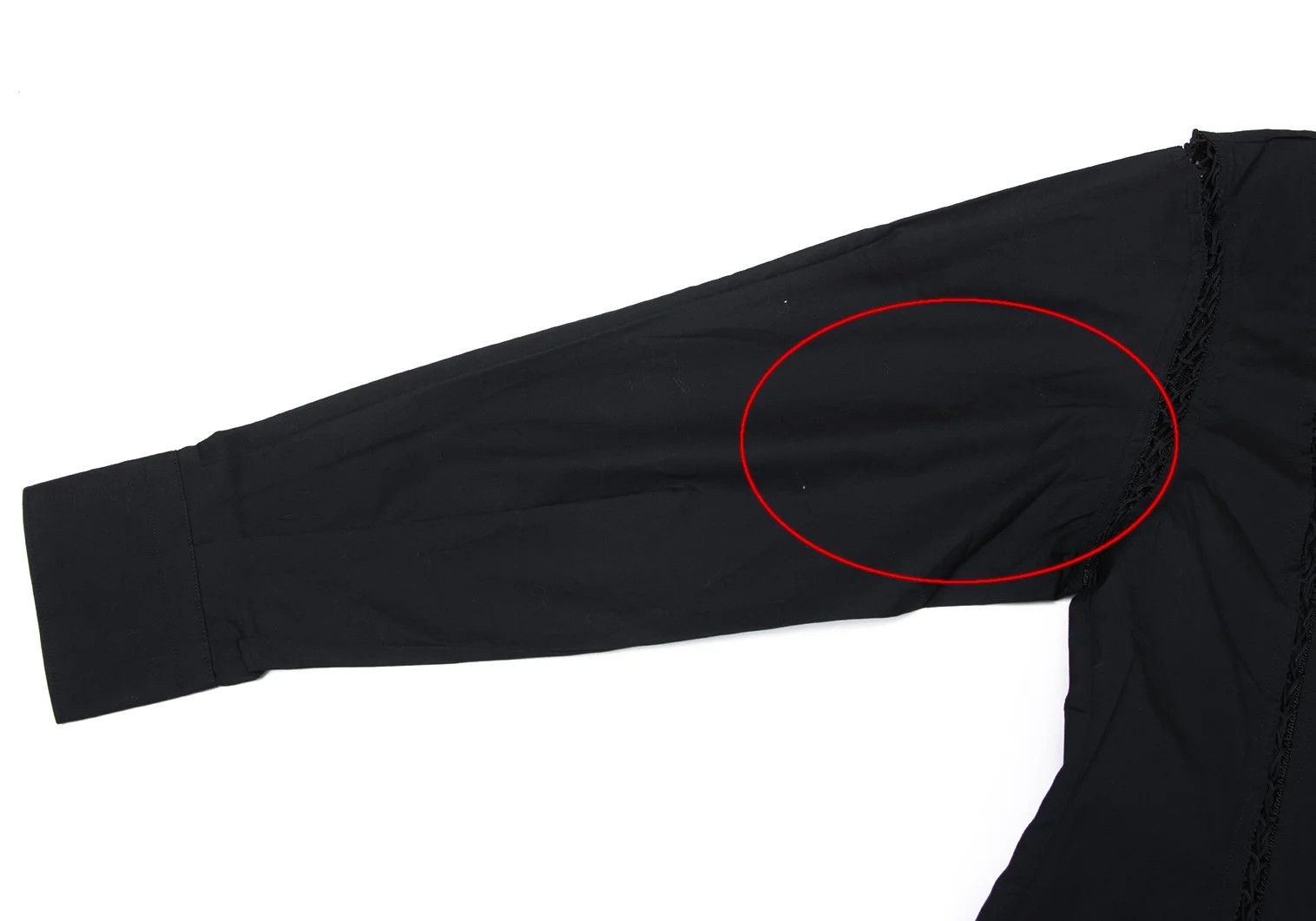 Jean Paul Gaultier Cotton Lace-Up Long Sleeve Shirt in Black Size 48 Size US M / EU 48-50 / 2 - 7 Thumbnail