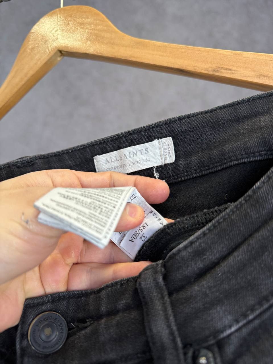 Allsaints Allsaints designer cigarette distressed denim jeans Size US 32 / EU 48 - 5 Thumbnail