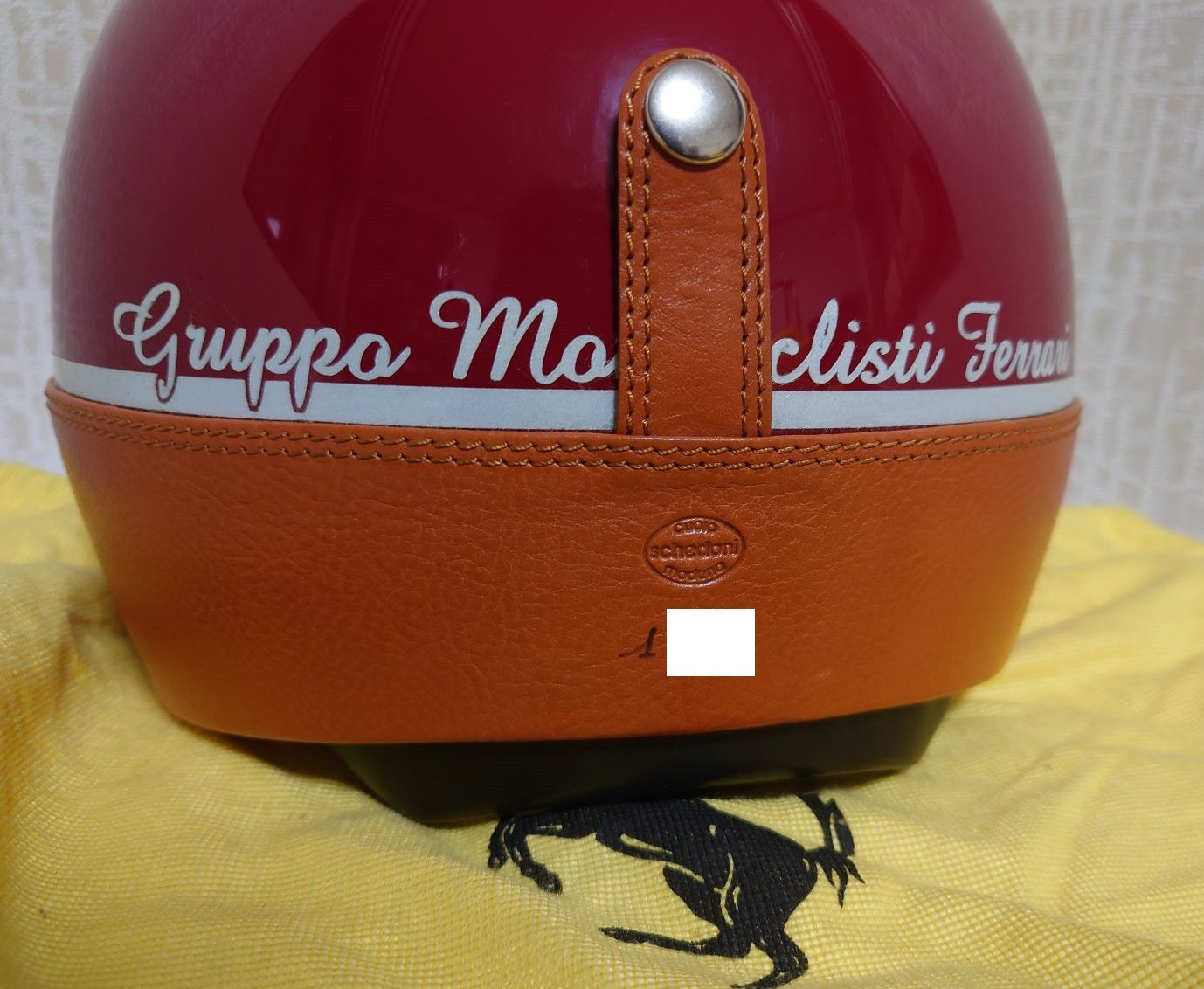 Ferrari Ferrari Schedoni Gruppo Motociclisti Vespa Helmet Vintage Size ONE SIZE - 5 Thumbnail