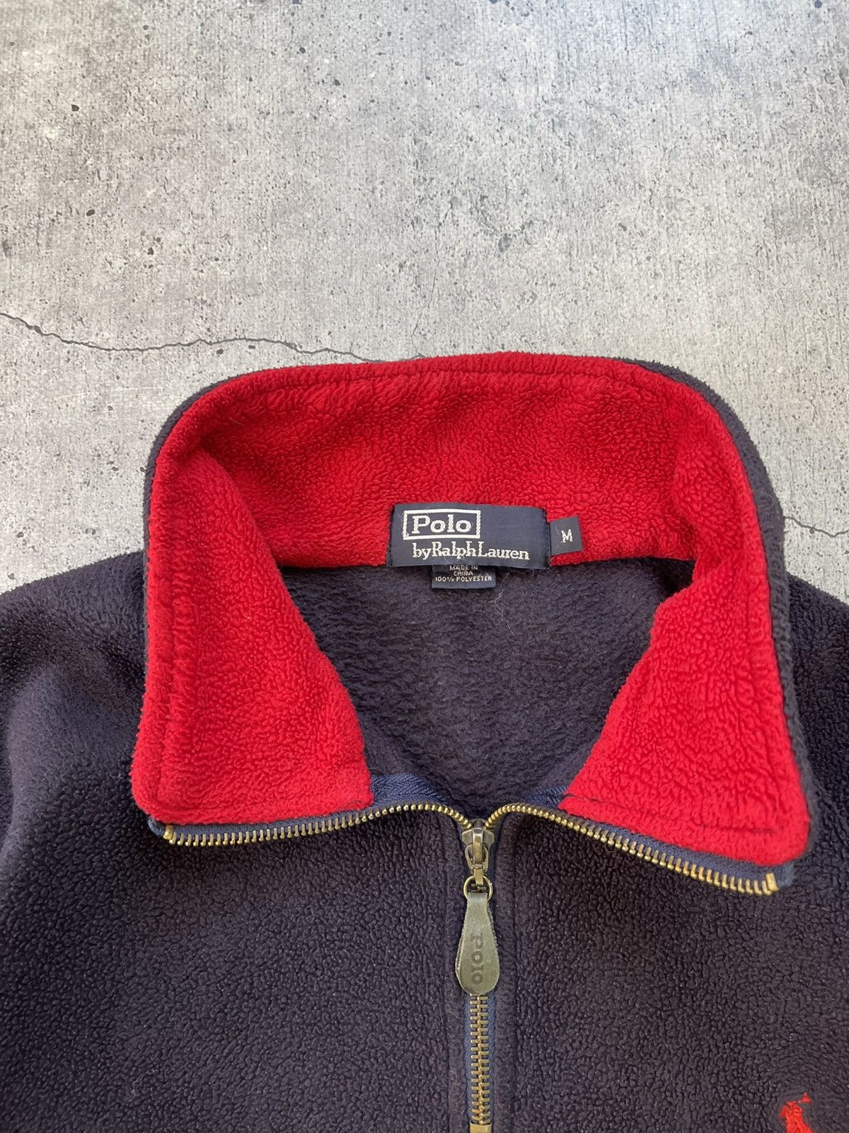 Polo Ralph Lauren Polo Ralph Lauren Vintage 1/3 Zip Fleece Y2K Size US M / EU 48-50 / 2 - 2 Thumbnail