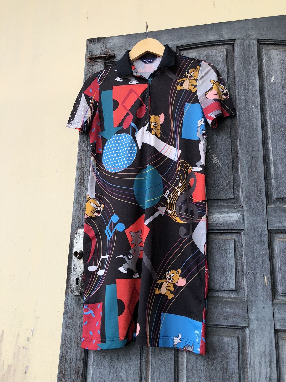 Japanese Brand Sparks Japan Tom and Jerry Cartoon Disney All Over Print Size XXL / US 16-18 / IT 52-54 - 4 Thumbnail