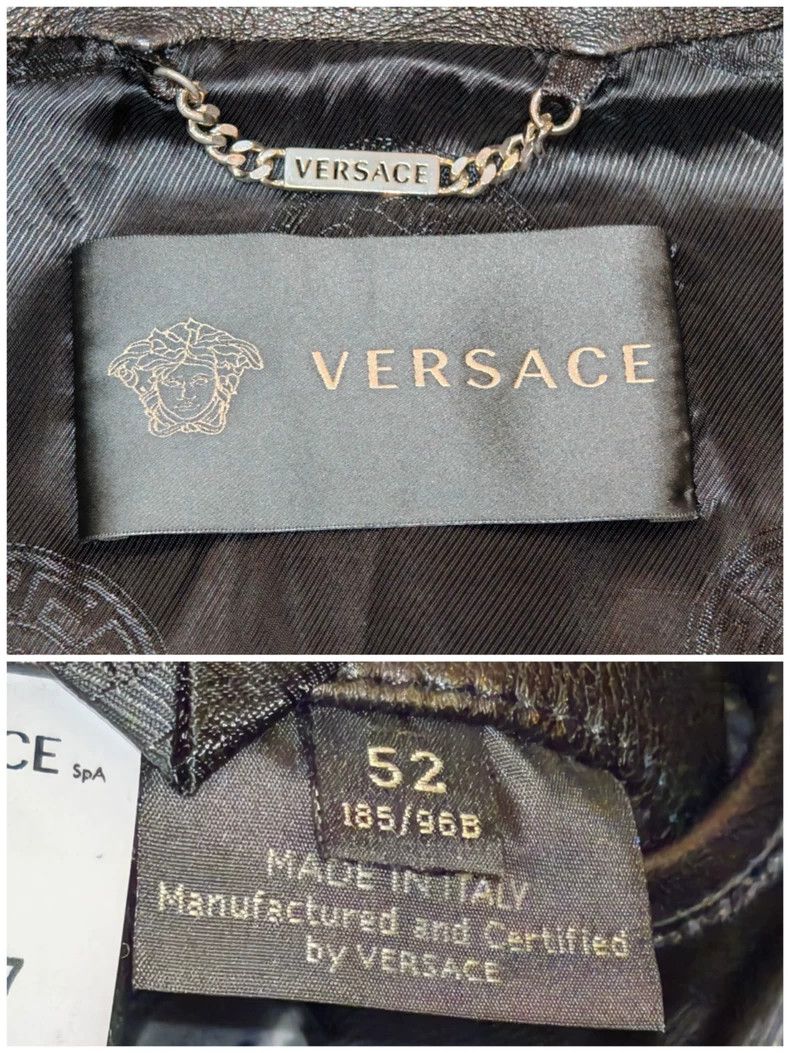 Versace Versace Nappa sheepskin leather jacket Size US L / EU 52-54 / 3 - 4 Thumbnail