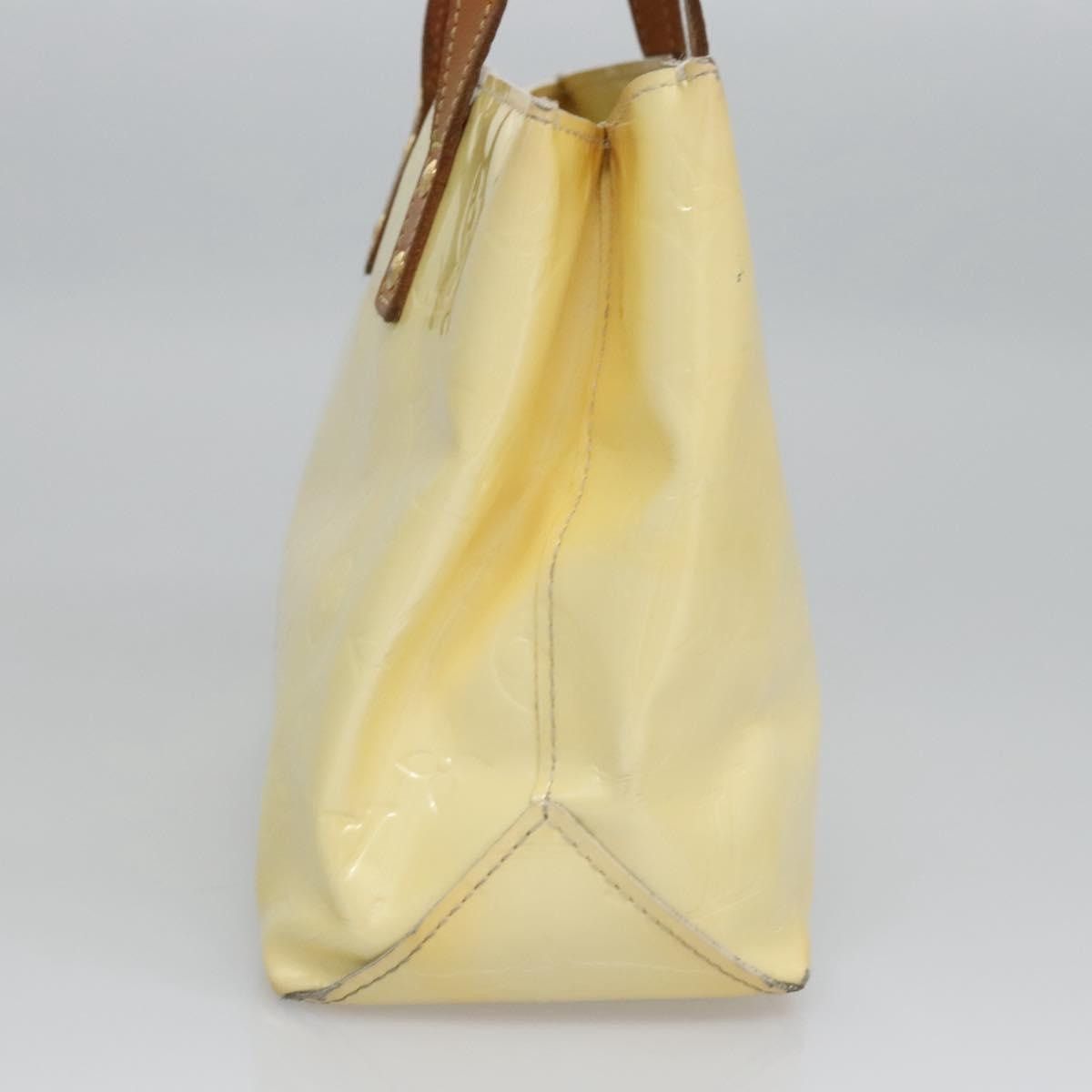 Louis Vuitton LOUIS VUITTON Monogram Vernis Reade PM Hand Bag Perle M91336 Size ONE SIZE - 7 Thumbnail