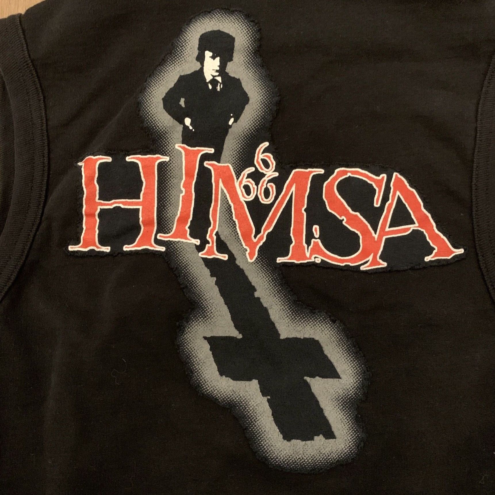 Vintage Himsa Heavy Metal Sweatshirt Women XS Black Sleeveless Full Zip Size XS / US 0-2 / IT 36-38 - 2 Thumbnail