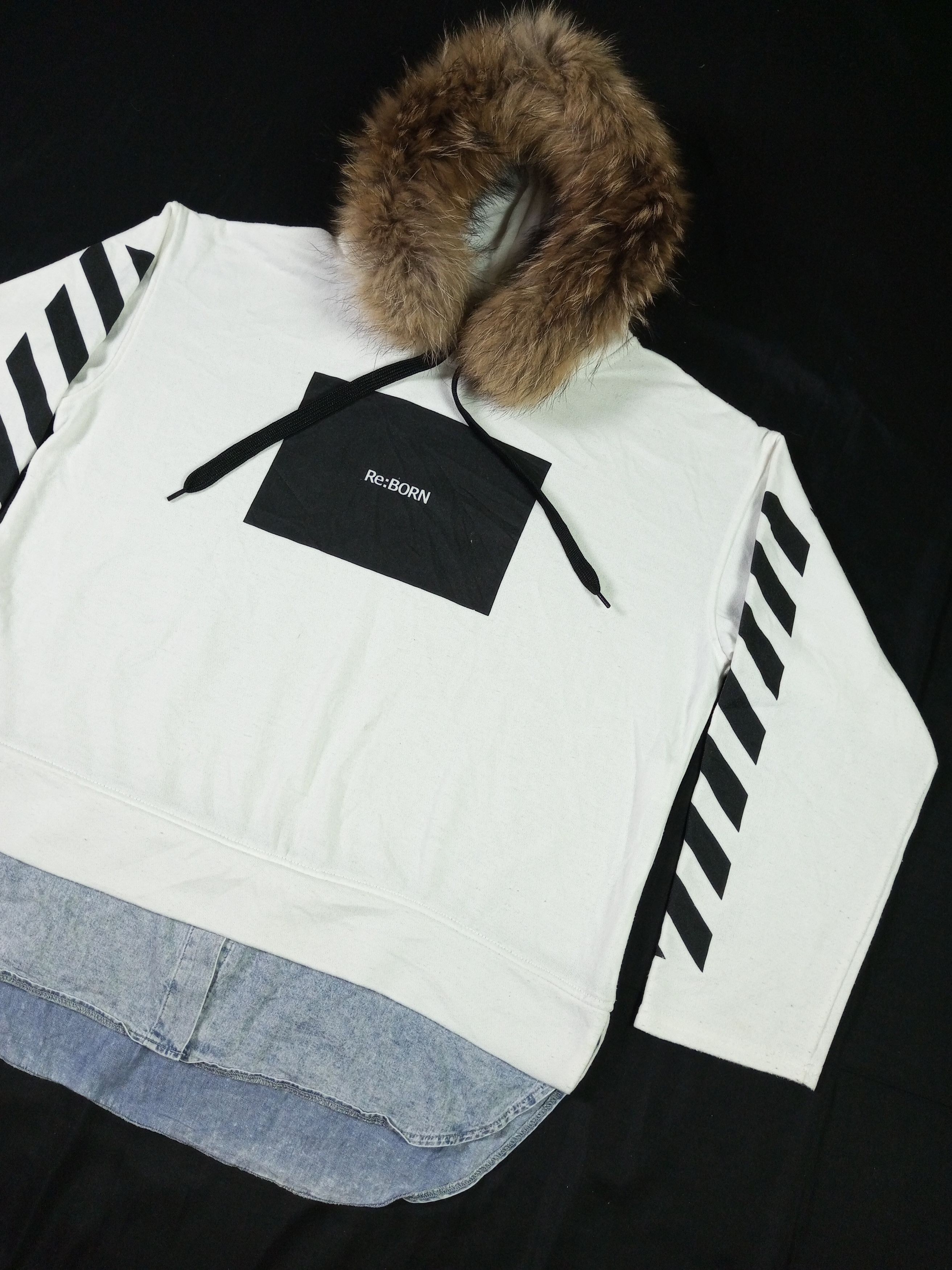 Japanese Brand Lunacion Double Layer Oversize Fur Hoodie If6was9 Lgb Style Size US M / EU 48-50 / 2 - 2 Thumbnail