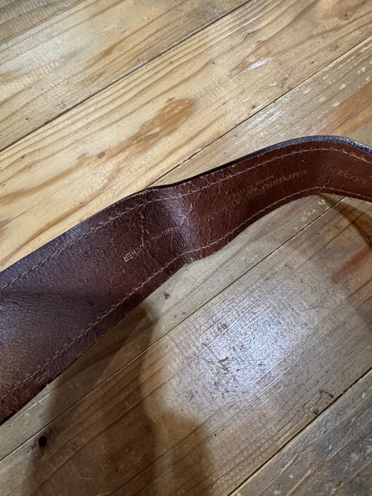 Giorgio Armani EMPORIO ARMANI LEATHER BELT🔥 Size ONE SIZE - 8 Thumbnail