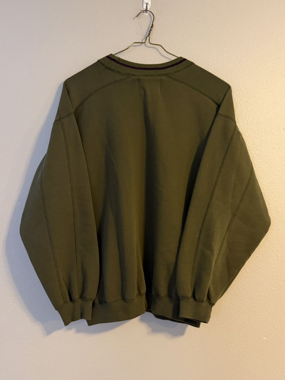 Vintage vintage 90s bugle boy olive green crewneck sweatshirt large Size US L / EU 52-54 / 3 - 8 Thumbnail