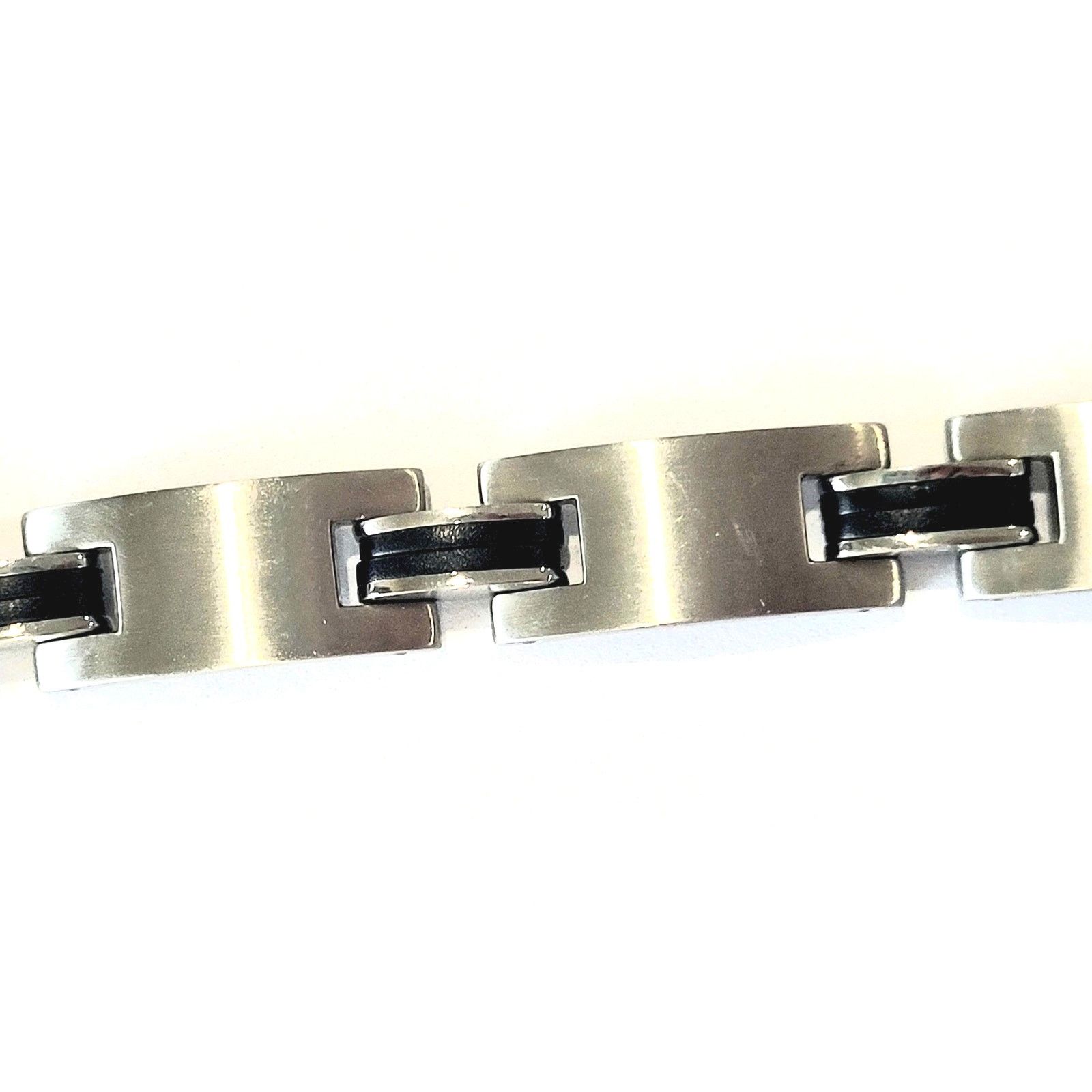 Other T&T TT Stainless Mens Heavy Chain Bracelet USA No Customs Size 34 - 8 Thumbnail