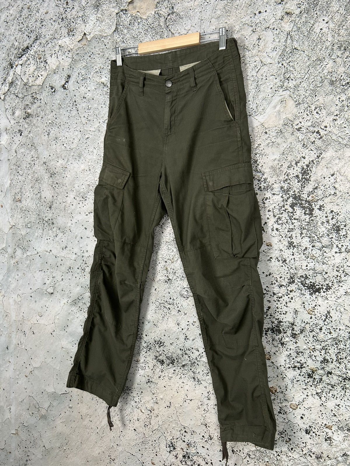 Carhartt Wip Carhartt WIP Regular Cargo Pants Streetwear Vintage Skate Size US 27 - 3 Thumbnail