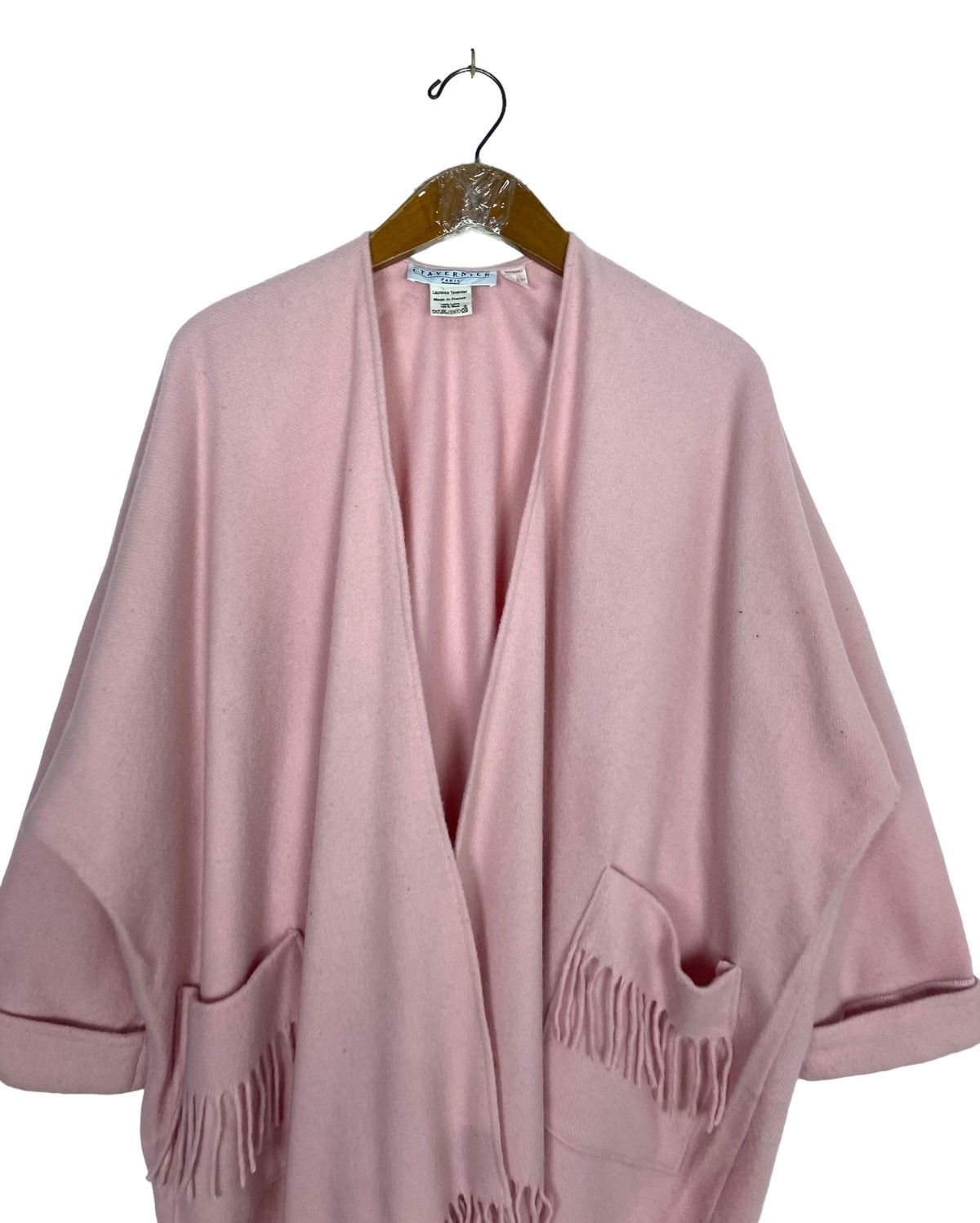 Vintage Rare‼️Vtg L. Tavernier Paris Cloak Poncho Shawl Wrap France Size ONE SIZE - 3 Thumbnail