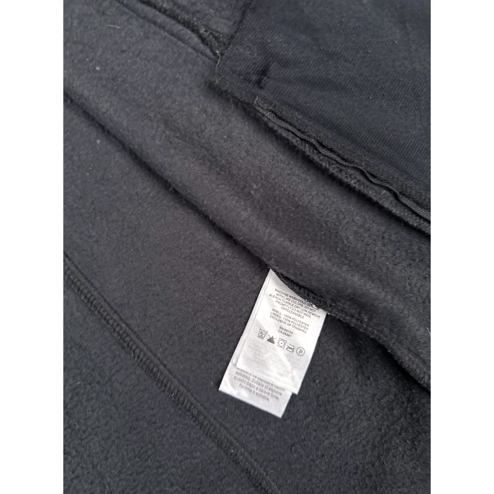 Vintage Columbia Jacket Women Small Black Full Zip Pockets Mock Neck Polyester Fleece Lightweight Casual Outdoor Size S / US 4 / IT 40 - 4 Thumbnail
