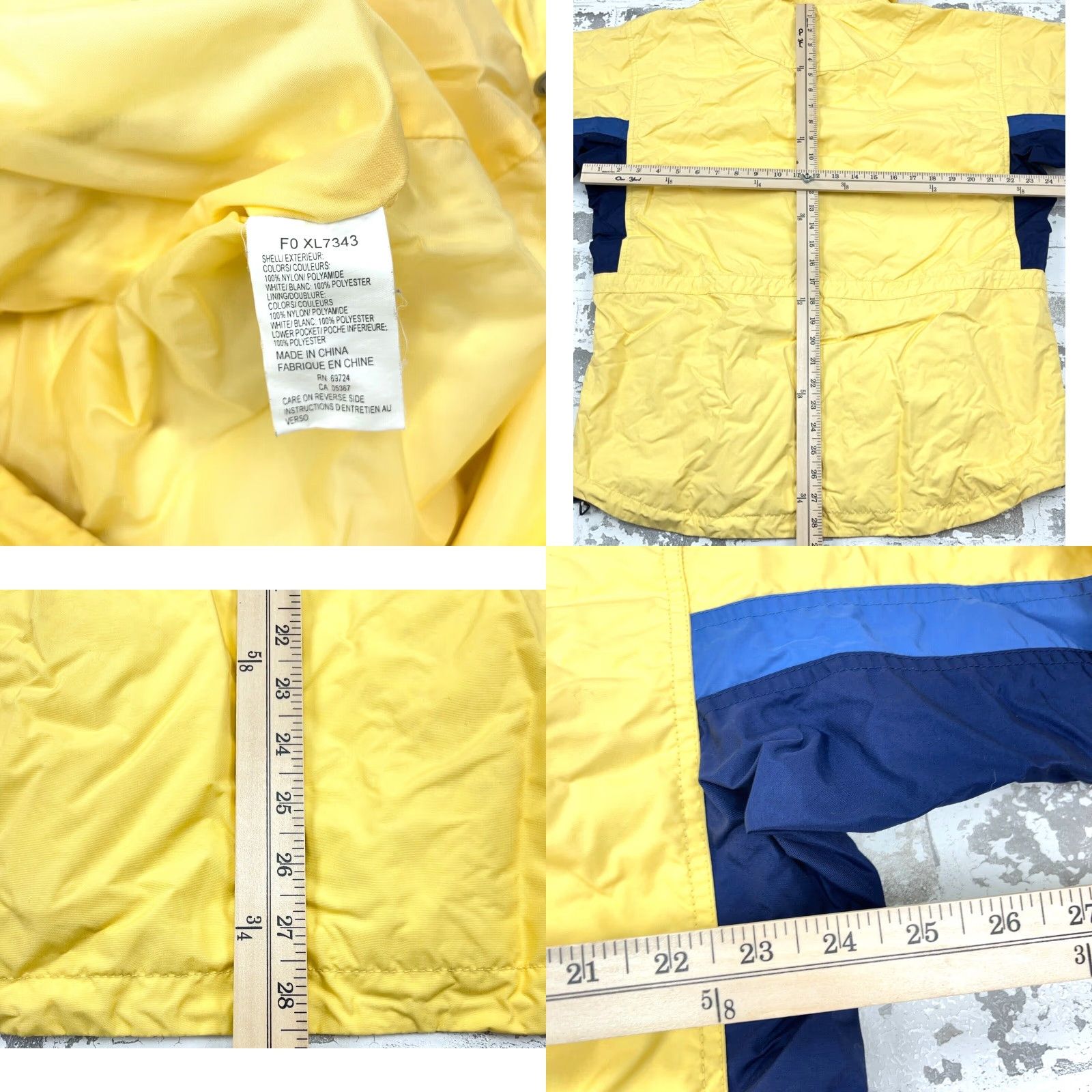 Vintage Columbia Jacket Women M Yellow Parka Ski Coat Winter Outdoors Weather Rain Hooded Pockets Waterproof Womens Size M / US 6-8 / IT 42-44 - 8 Thumbnail