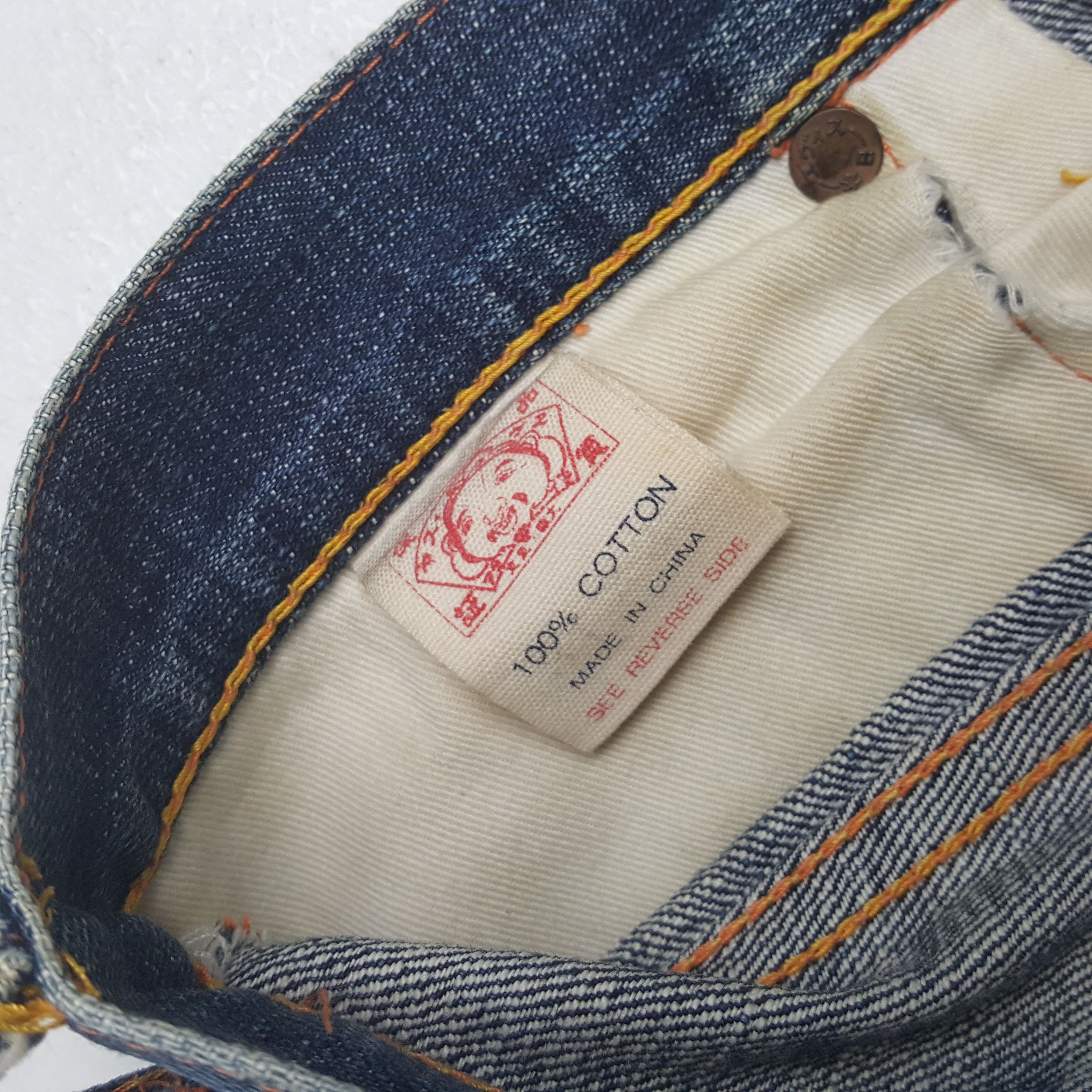 Evisu Evisu Japanese Brand Streetwear Custom Daicock Jeans RR12 Size US 30 / EU 46 - 14 Thumbnail