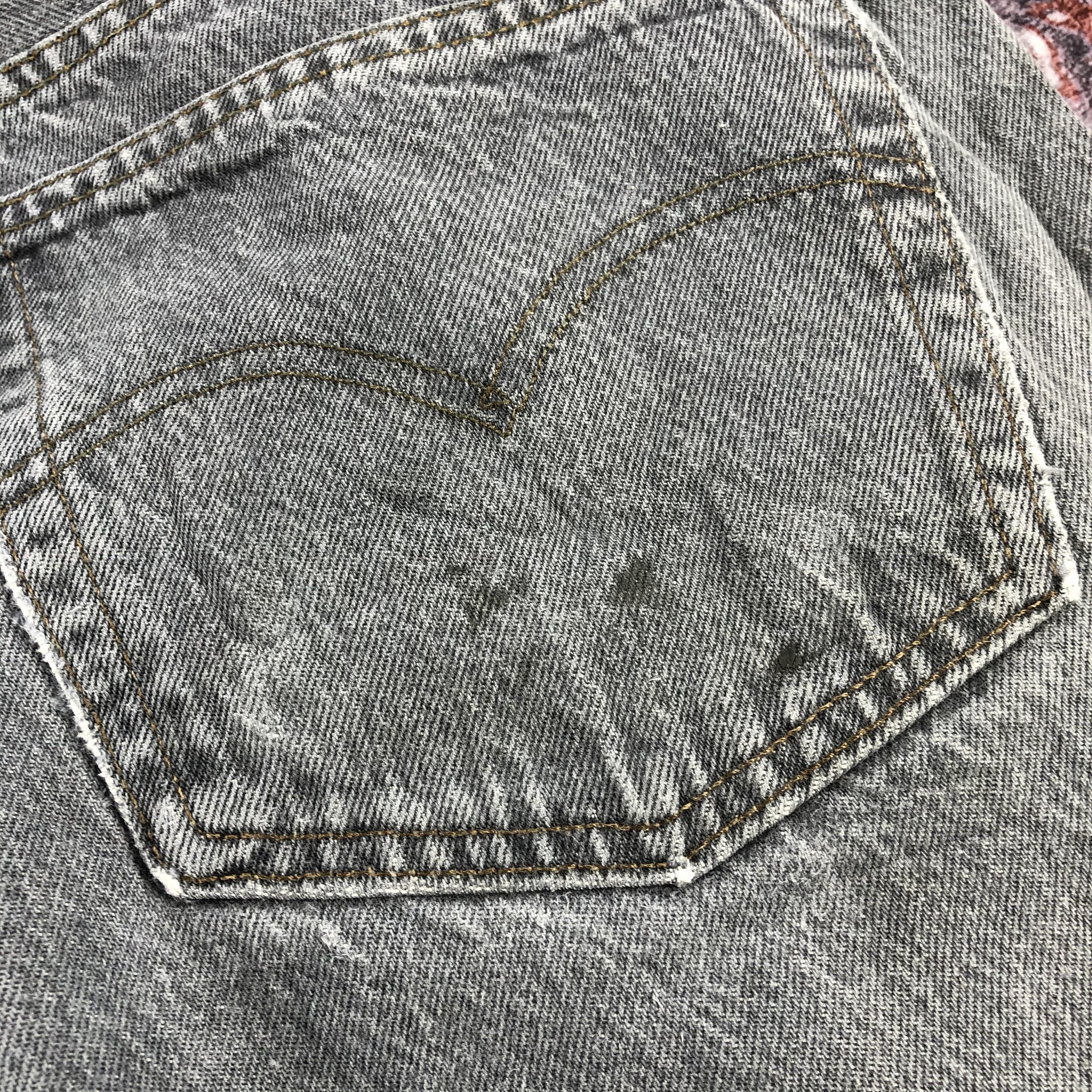 Levi's 80s Vintage Levis 501 Faded Black Jeans-JM2182 Size US 37 - 7 Thumbnail
