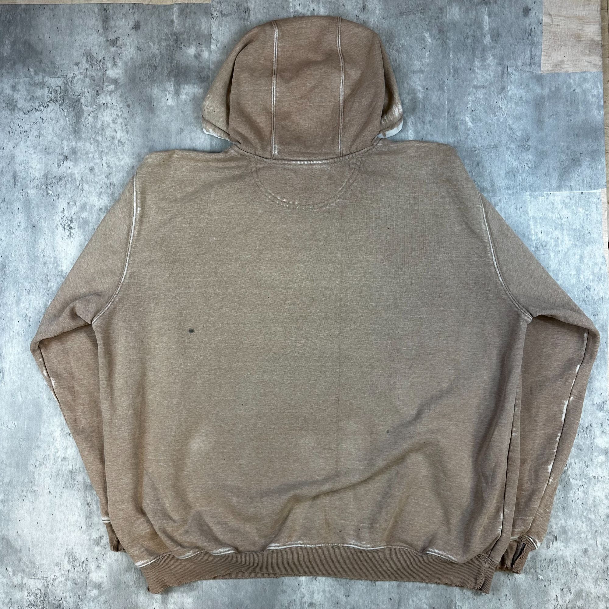 Carhartt Carhartt XL Distressed Brown Hoodie Sweatshirt 75% Cotton 25 Size US XL / EU 56 / 4 - 2 Thumbnail