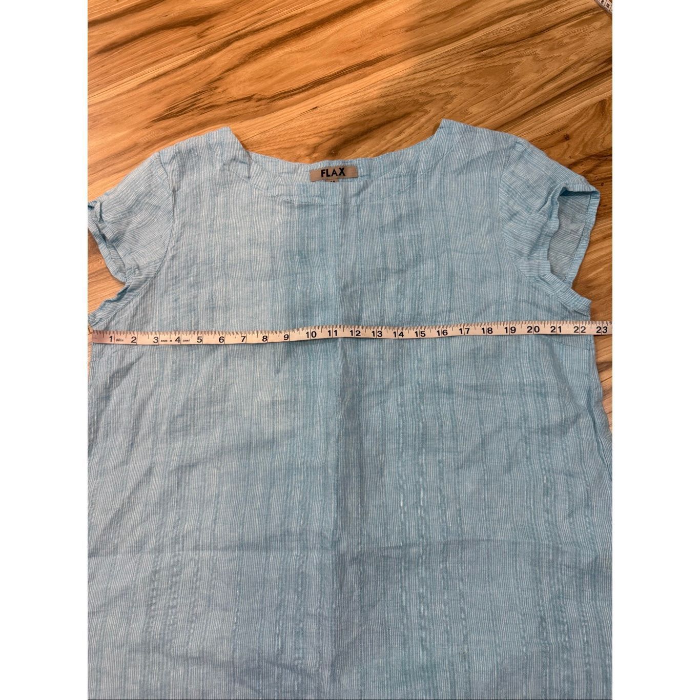FLAX Flax NWOT linen dress pockets short sleeve crew neck size me Size M / US 6-8 / IT 42-44 - 8 Thumbnail