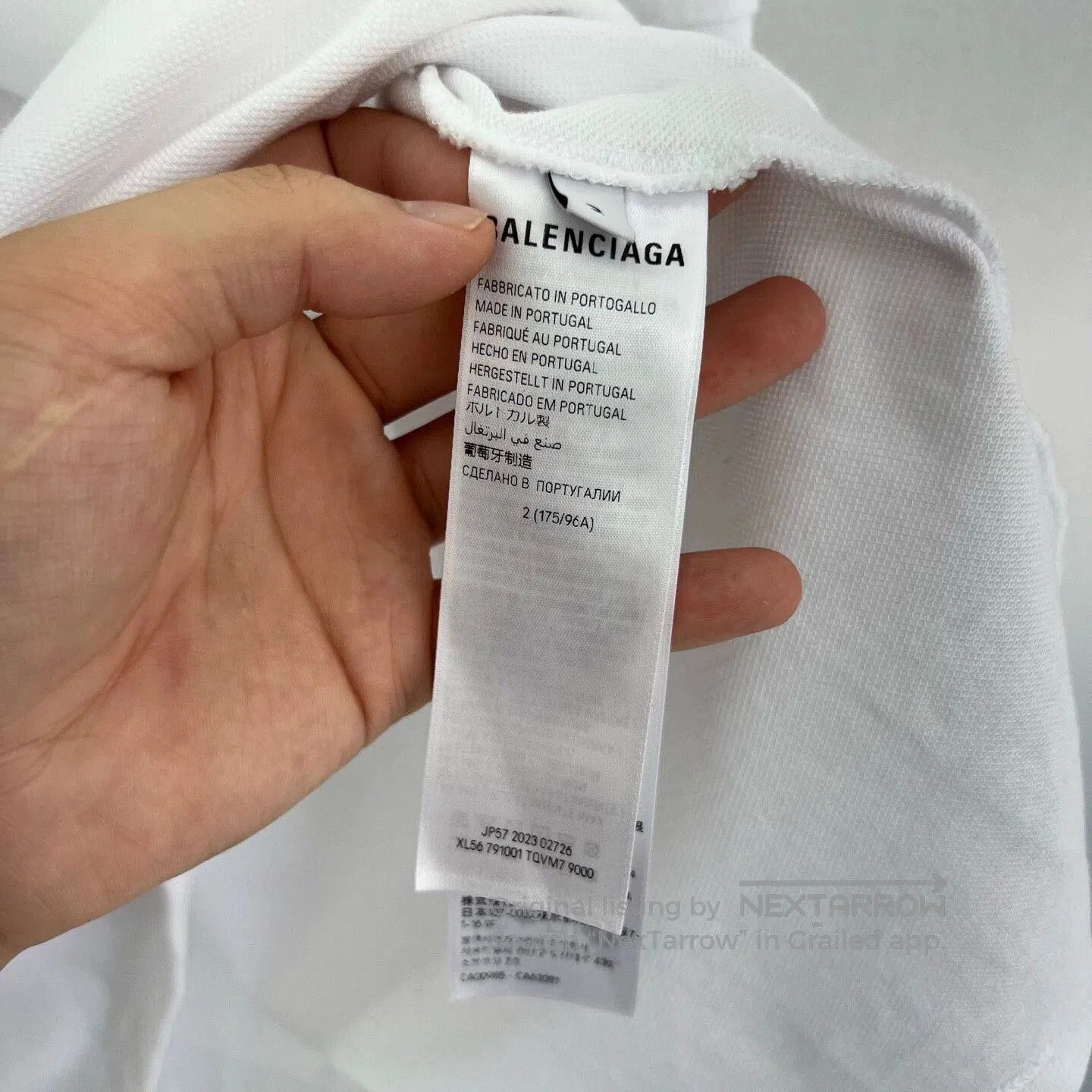 Balenciaga Balenciaga Embroidered Logo Loose Polo. Size US L / EU 52-54 / 3 - 4 Thumbnail