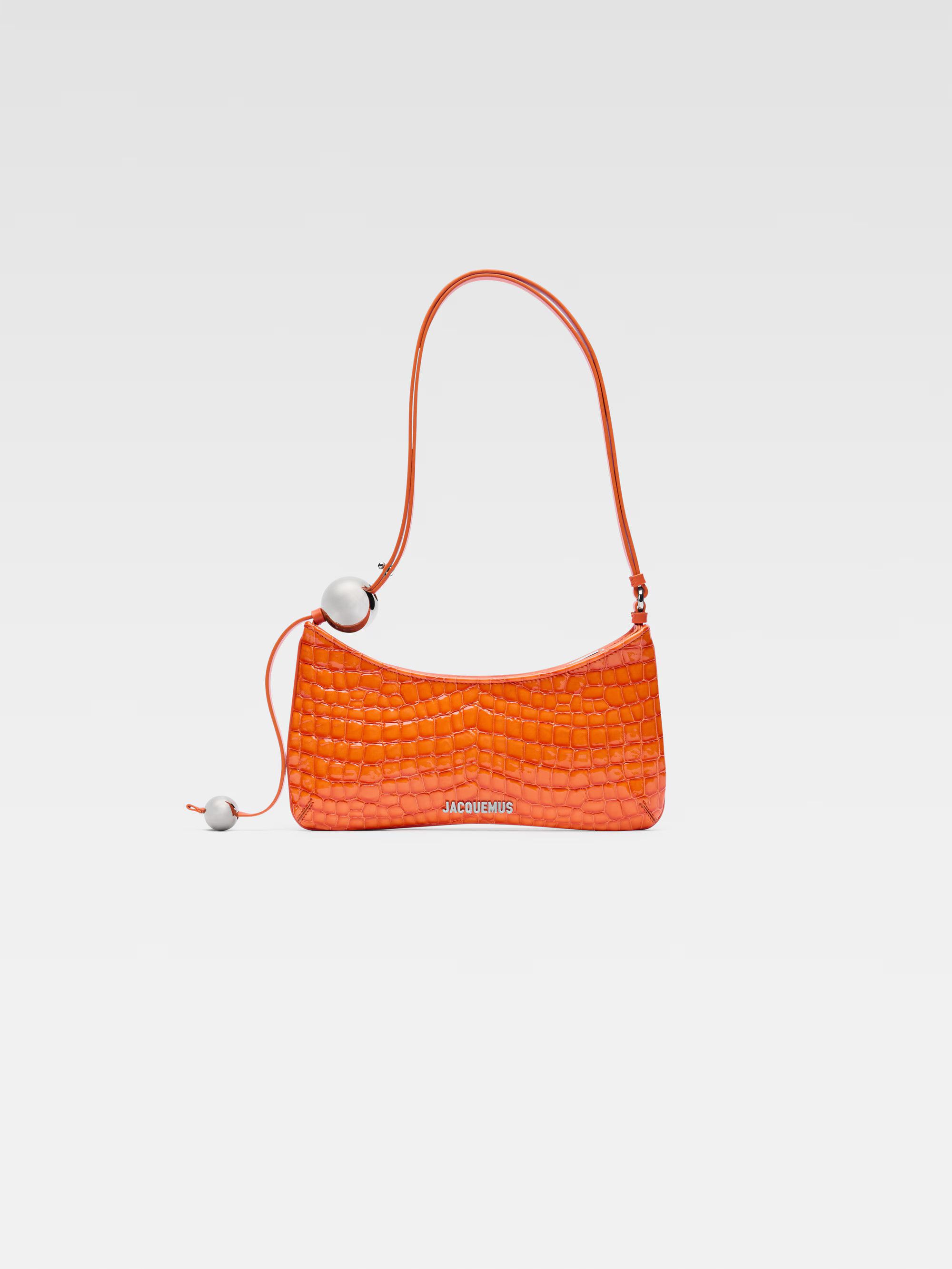 Jacquemus Le Bisou Perle Shoulder Bag Leather