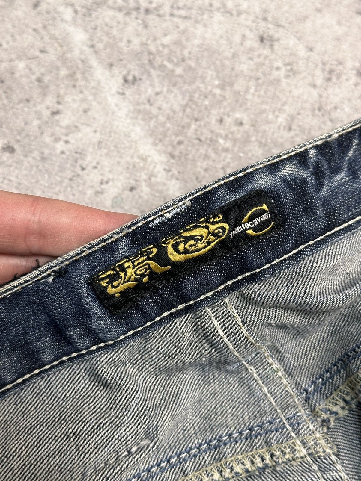 Roberto Cavalli Roberto Cavalli blue denim pants vintage y2k Size 28" / US 6 / IT 42 - 8 Thumbnail