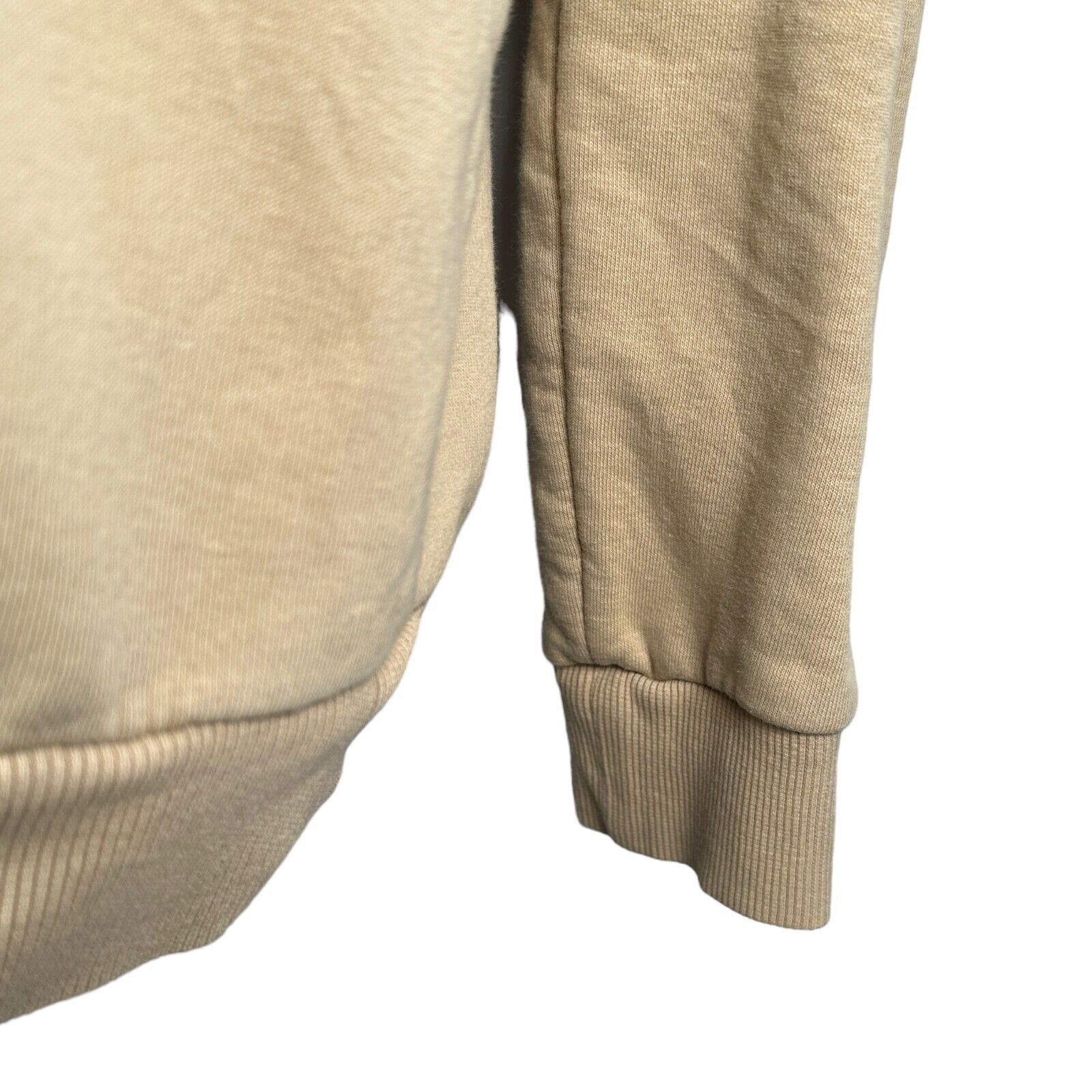 Folk Folk Sweatshirt 3 Medium Beige Tan Fleece Lined Pullover Size US M / EU 48-50 / 2 - 6 Thumbnail