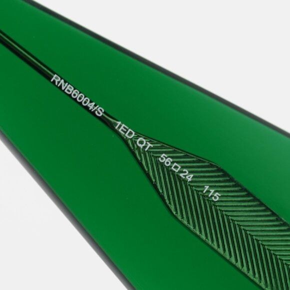 Rag & Bone Rag & Bone RNB6004/S 01ED QT Sunglasses Green Frame Size ONE SIZE - 4 Thumbnail