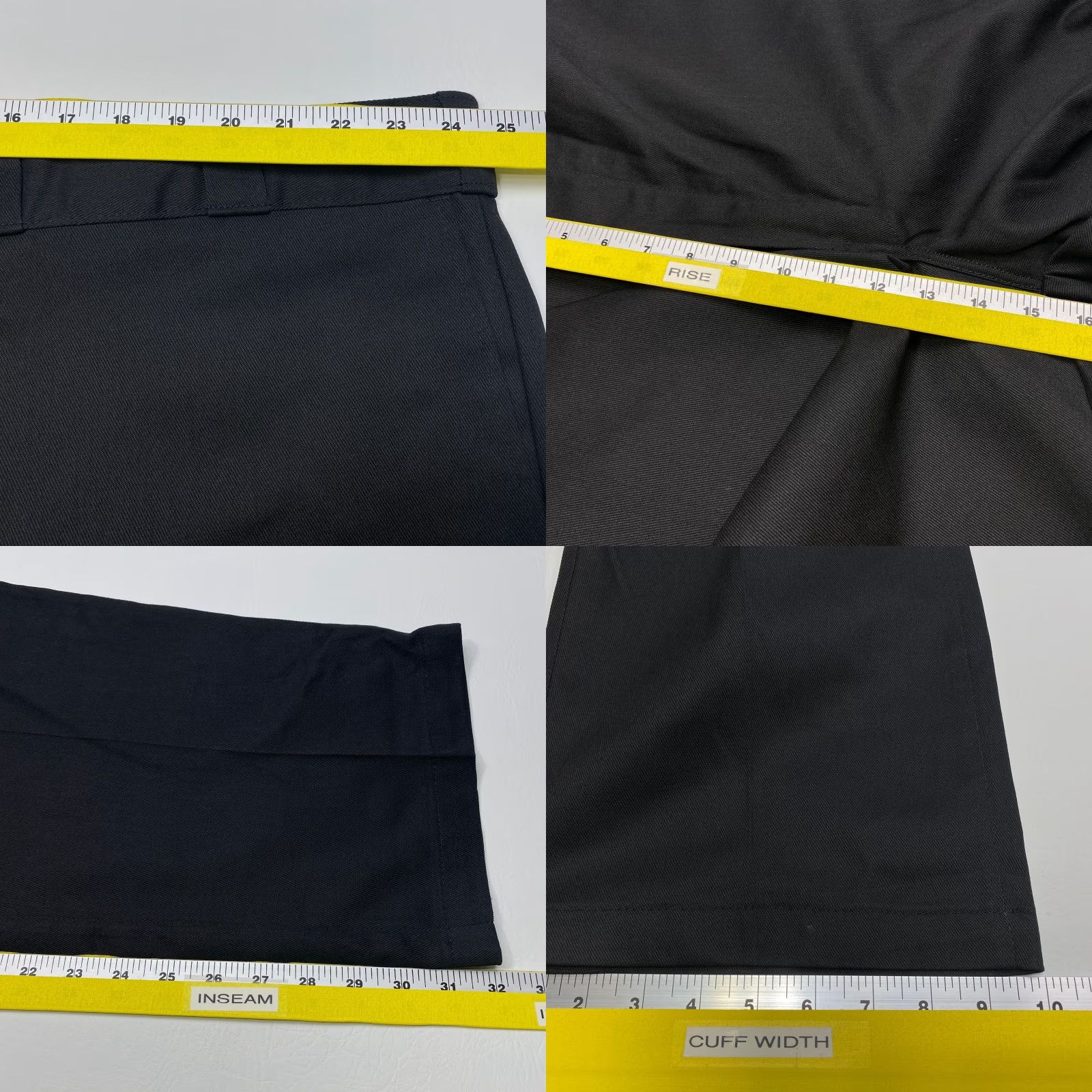 Dickies Dickies 874 Pants Mens 50x32 Black Classic Original Fit Work Uniform Straight Size US 34 / EU 50 - 8 Thumbnail