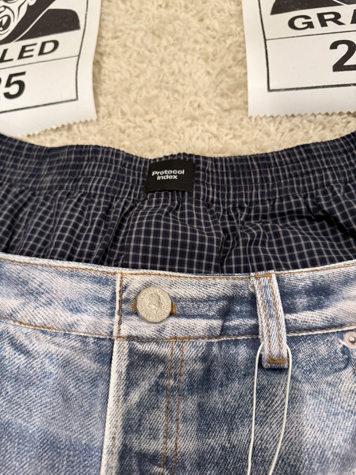 PROJECT G/R Project GR Protocol Index Trompe-L'OEIL LAYERED PANTS Size US 30 / EU 46 - 4 Thumbnail