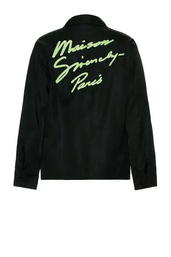 Givenchy o1n1vont0326 Snap Buttons Overshirt in Black Size US M / EU 48-50 / 2 - 2 Thumbnail