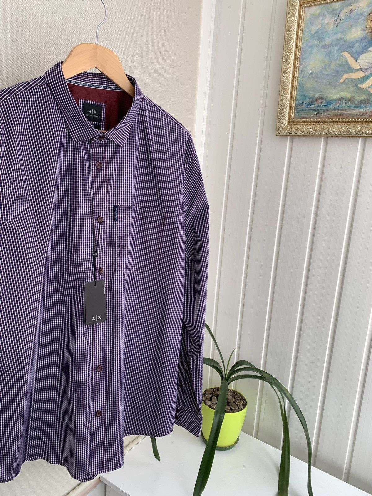 Giorgio Armani ARMANI EXCHANGE Long Sleeve Button Shirt Mens Size XXL Size US XXL / EU 58 / 5 - 2 Thumbnail