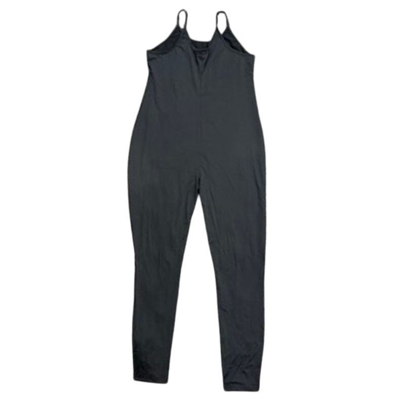 Shein Woman's Basic Tank Top Fitted Jumpsuit in Black, Size 0XL Size 38" / US 16 / IT 52 - 2 Thumbnail