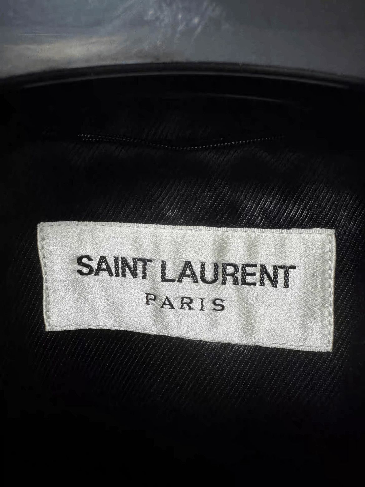Saint Laurent Paris Sz 46 Saint Laurent Paris by Hedi 16AW Leather Racer Jacket Size US S / EU 44-46 / 1 - 6 Thumbnail