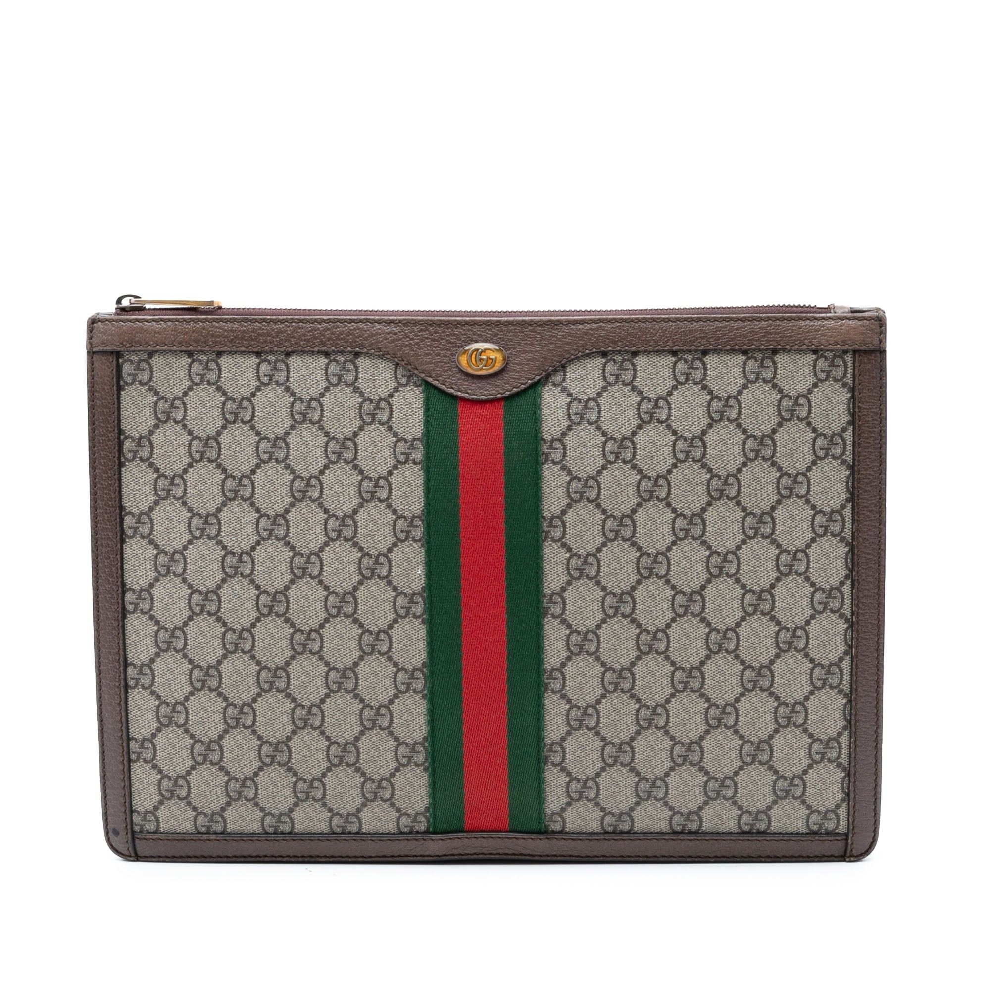 Gucci GG Supreme Ophidia Clutch Size ONE SIZE - 1 Thumbnail