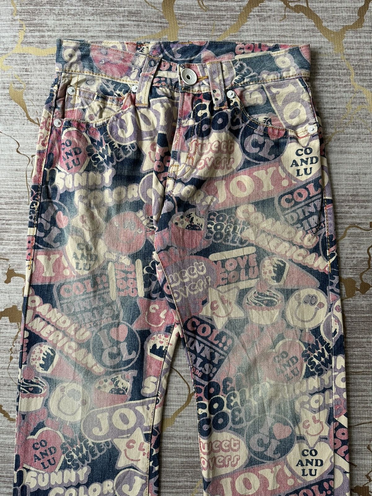 Hysteric Glamour Japanese Brand Co&Lu Fullprint Design Hysteric Style Denim Size US 28 / EU 44 - 5 Thumbnail