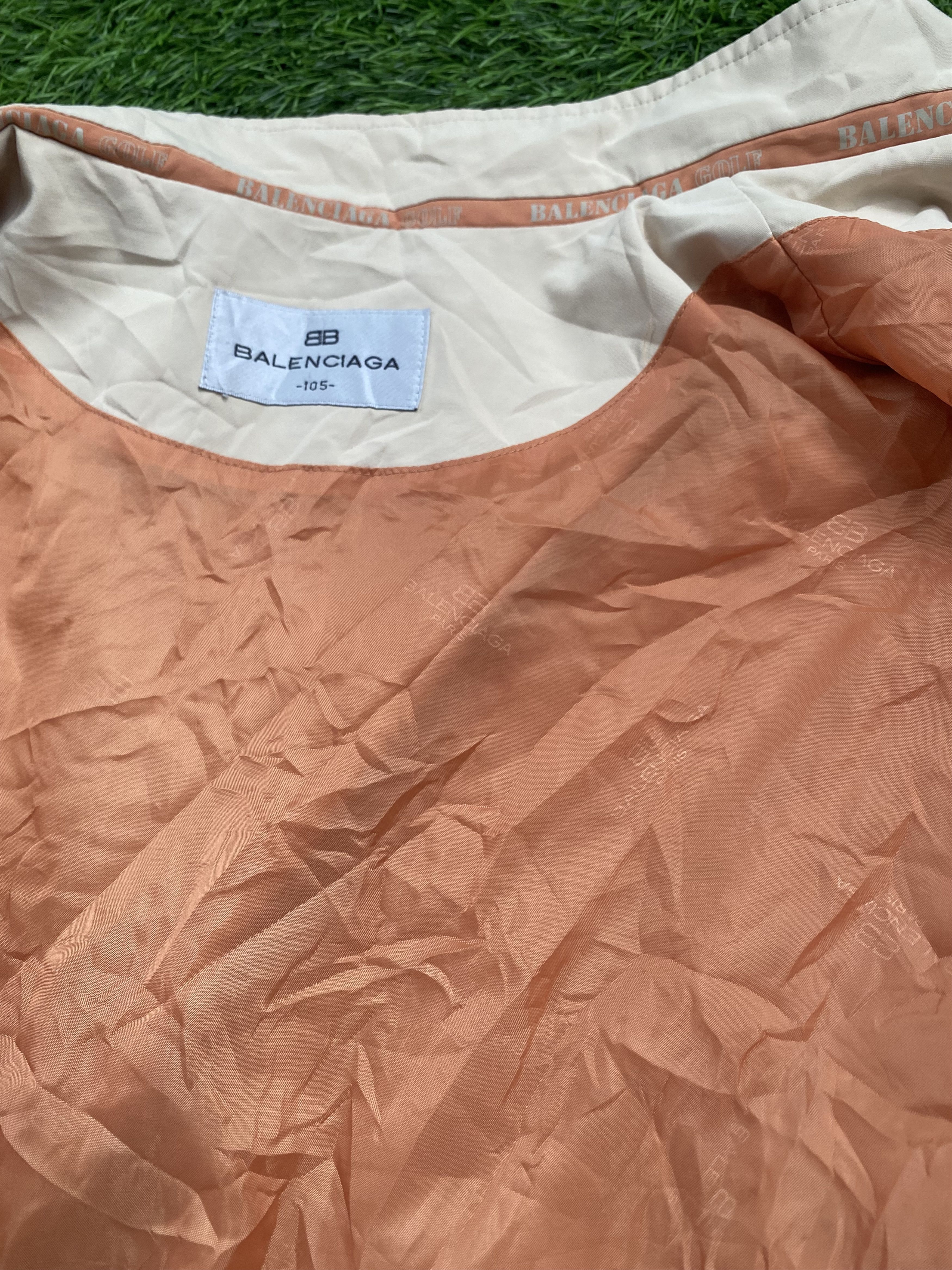 Balenciaga Vintage 90s Balenciaga Spellout Track Jacket Size US L / EU 52-54 / 3 - 8 Thumbnail