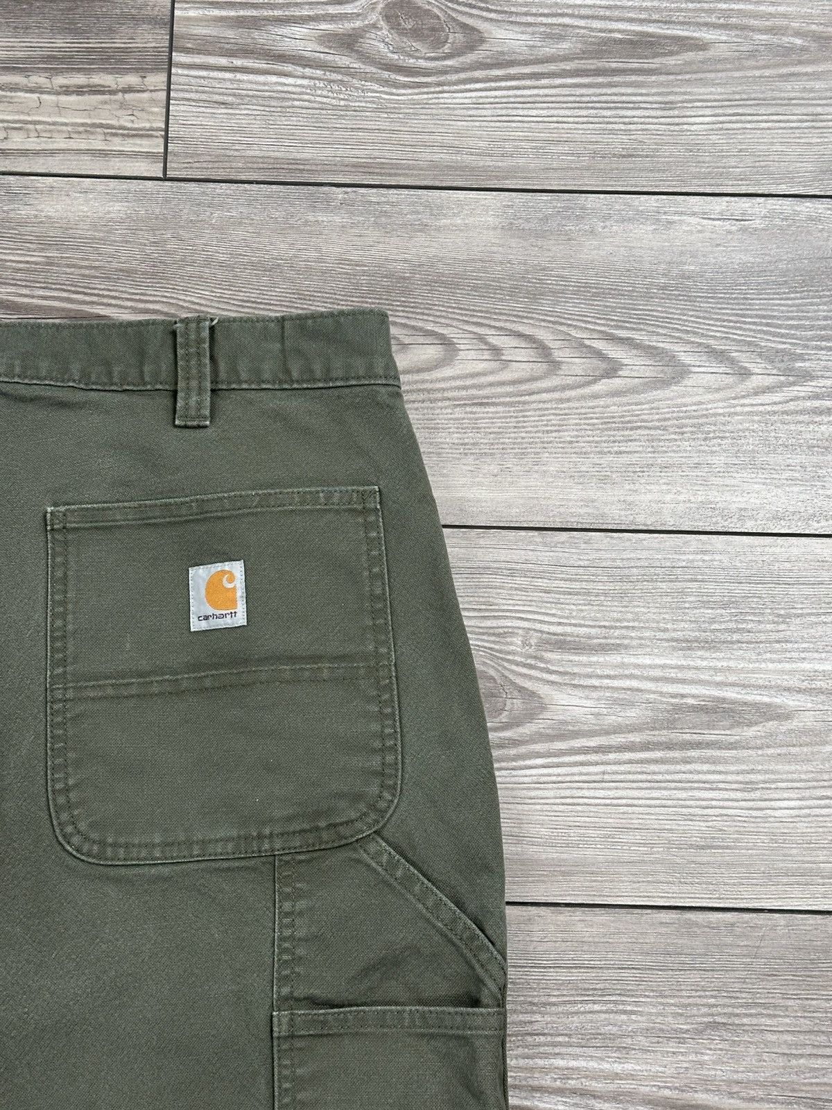 Carhartt × Vintage Carhartt Double Knee Cut-Off Shorts Size US 37 - 3 Thumbnail